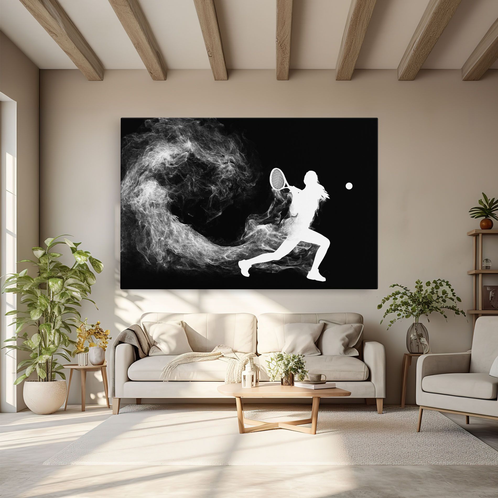 Tennis Spoke White mockup 6