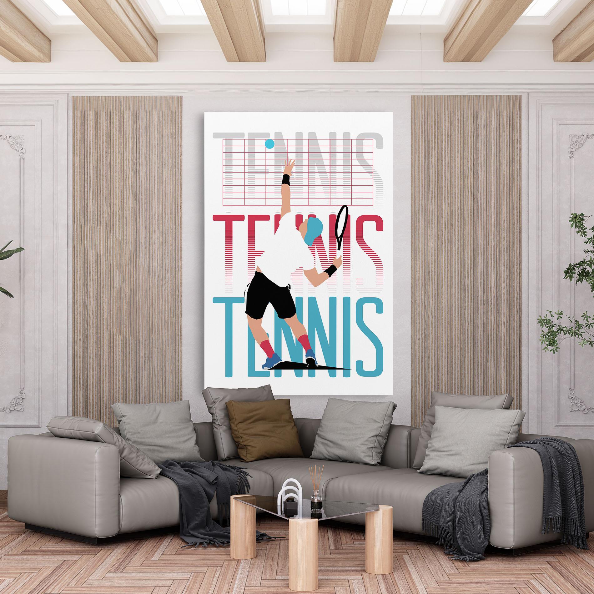 Leinwandbild Tennis Ball Jump mockup 6