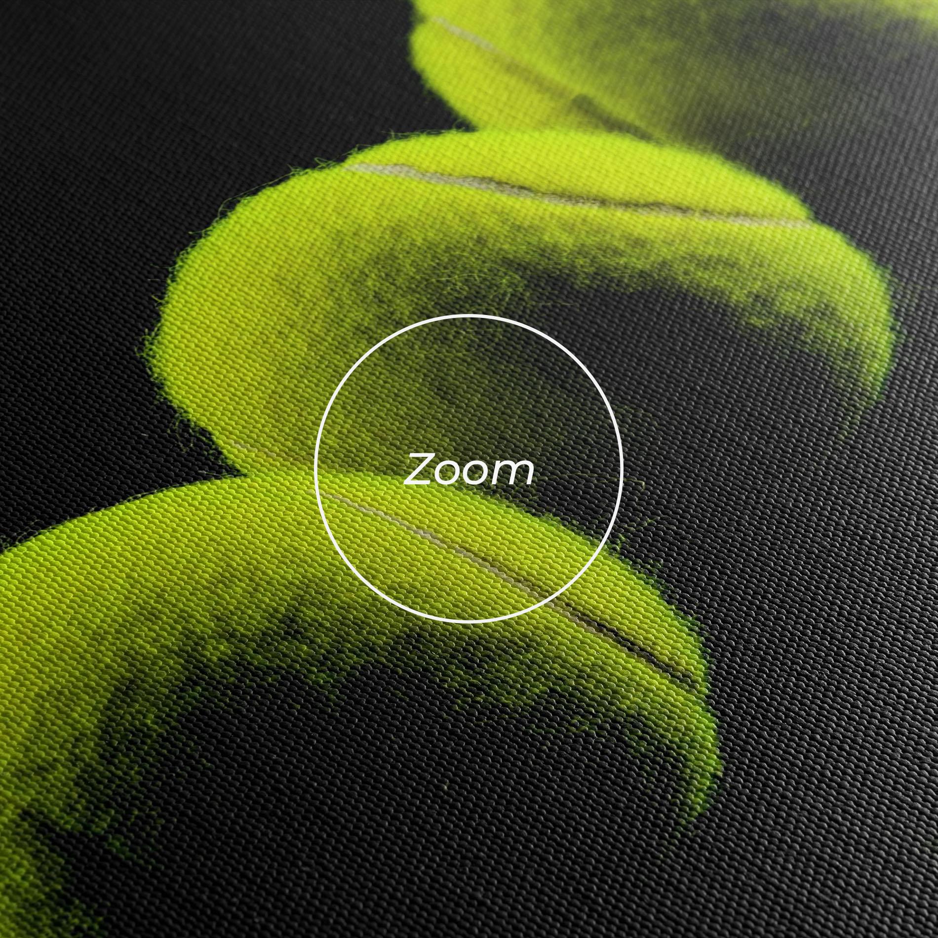 Leinwandbild 3 Tennis Balls mockup 3