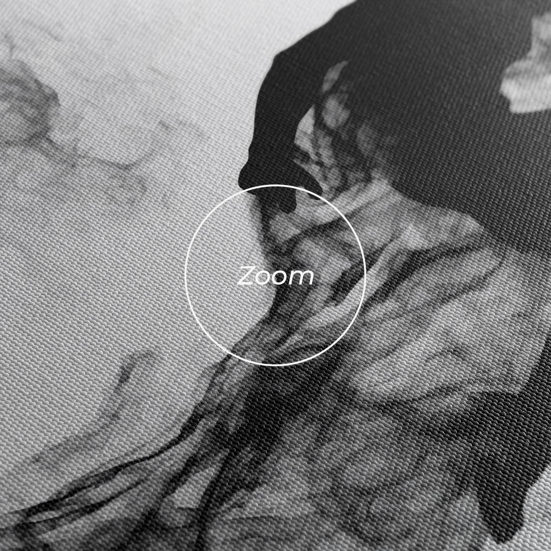 Leinwandbild Black Smoke Tennis mockup 3