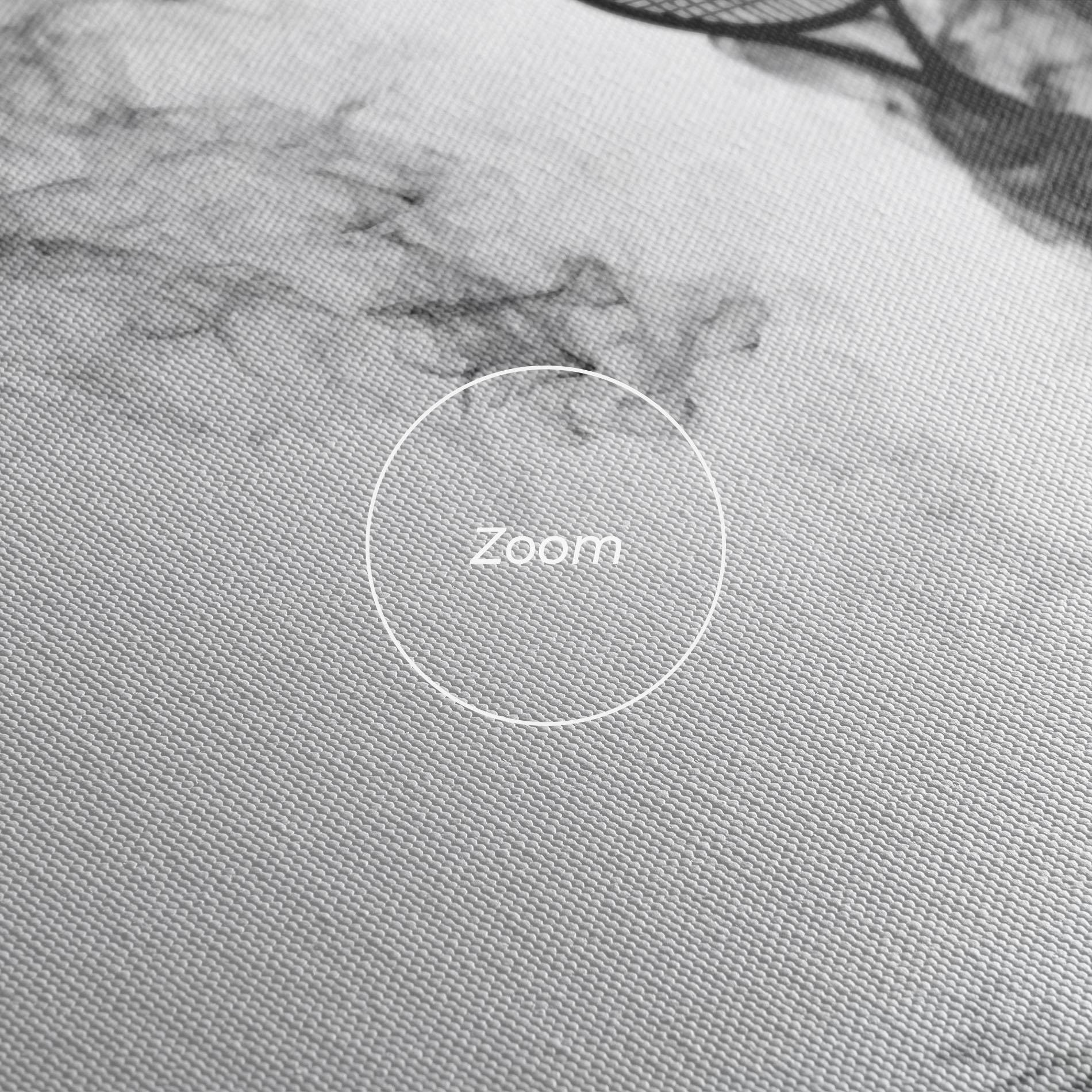 Leinwandbild Black Tennis Smoke mockup 3