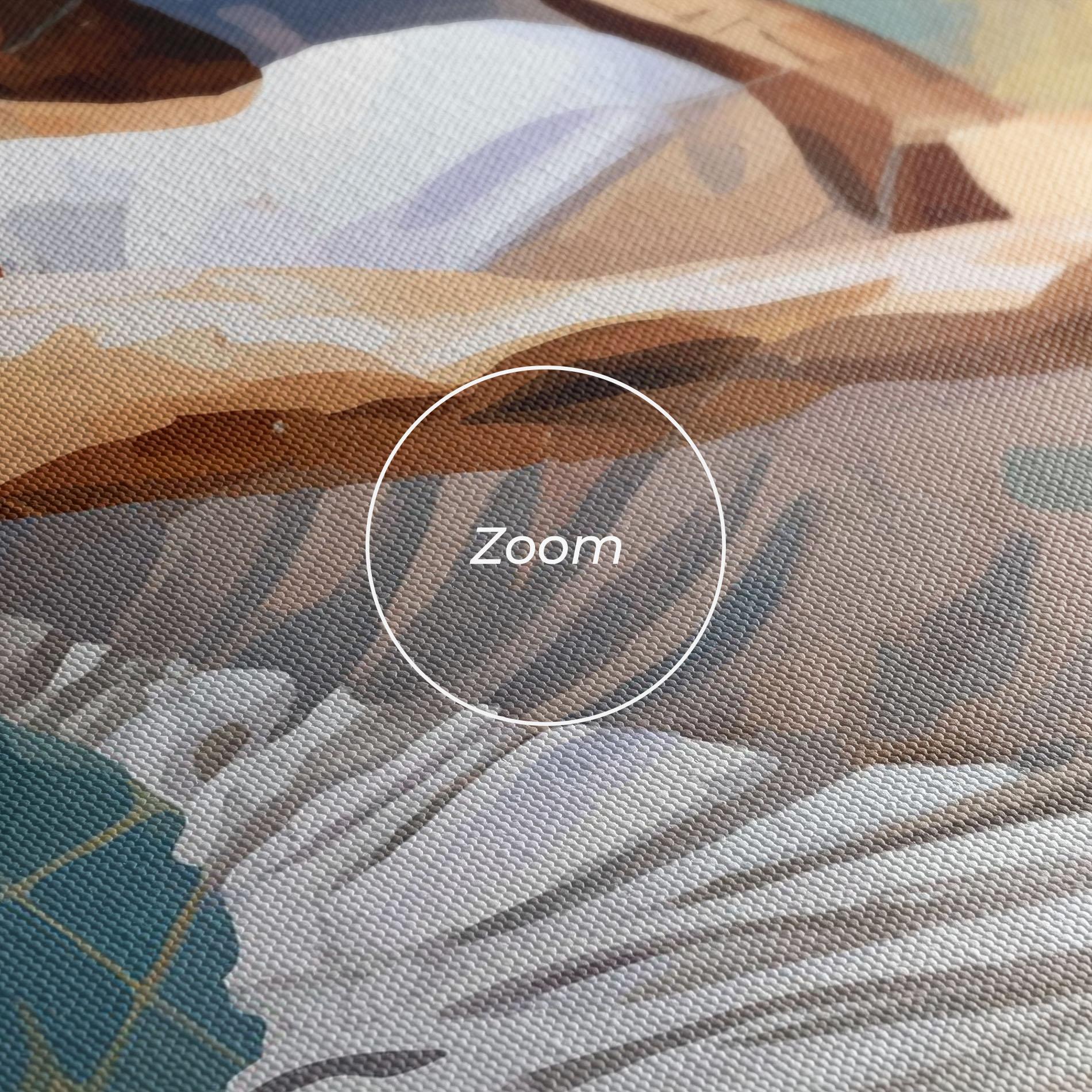 Leinwandbild Blonde Tennis Girl mockup 3