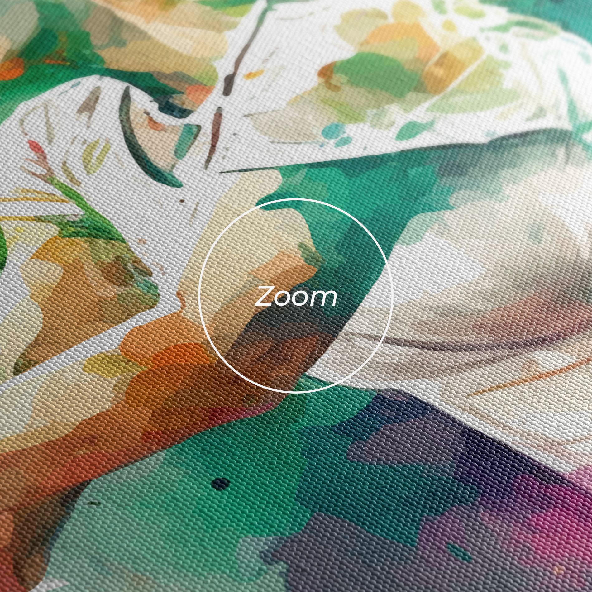 Leinwandbild Green Art Tennis mockup 3