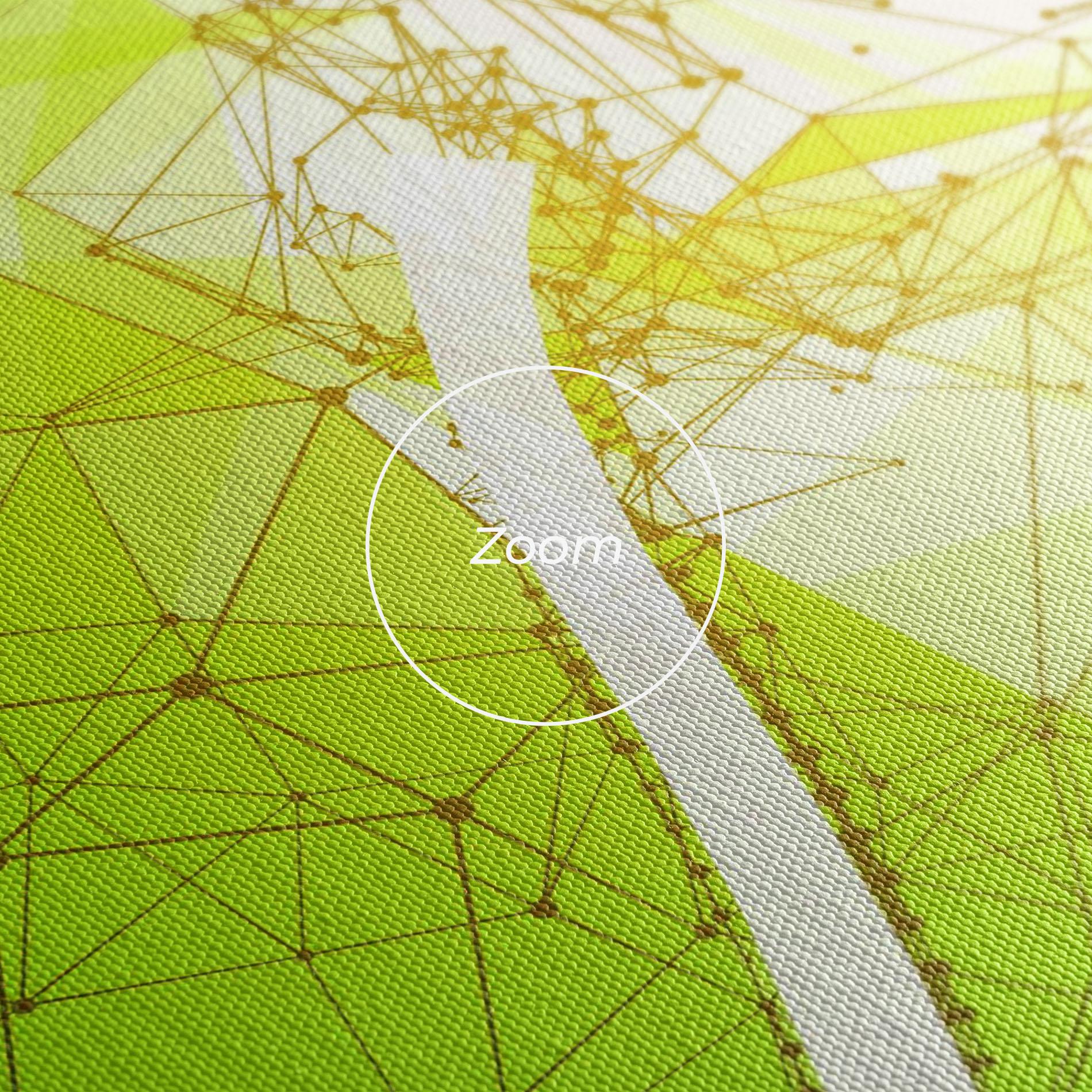 Leinwandbild Green Line Tennis mockup 3