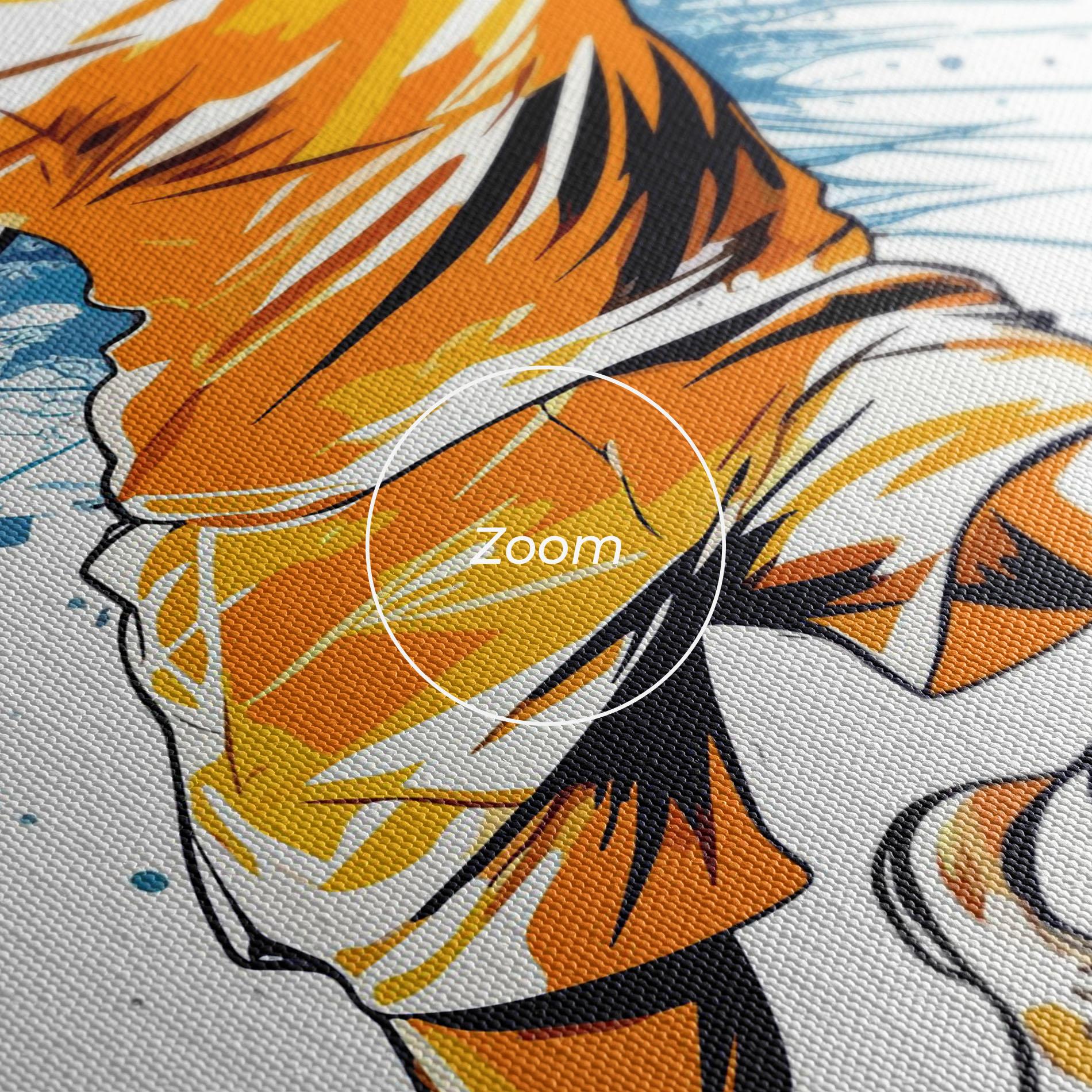 Leinwandbild Orange Blue Tennis mockup 3