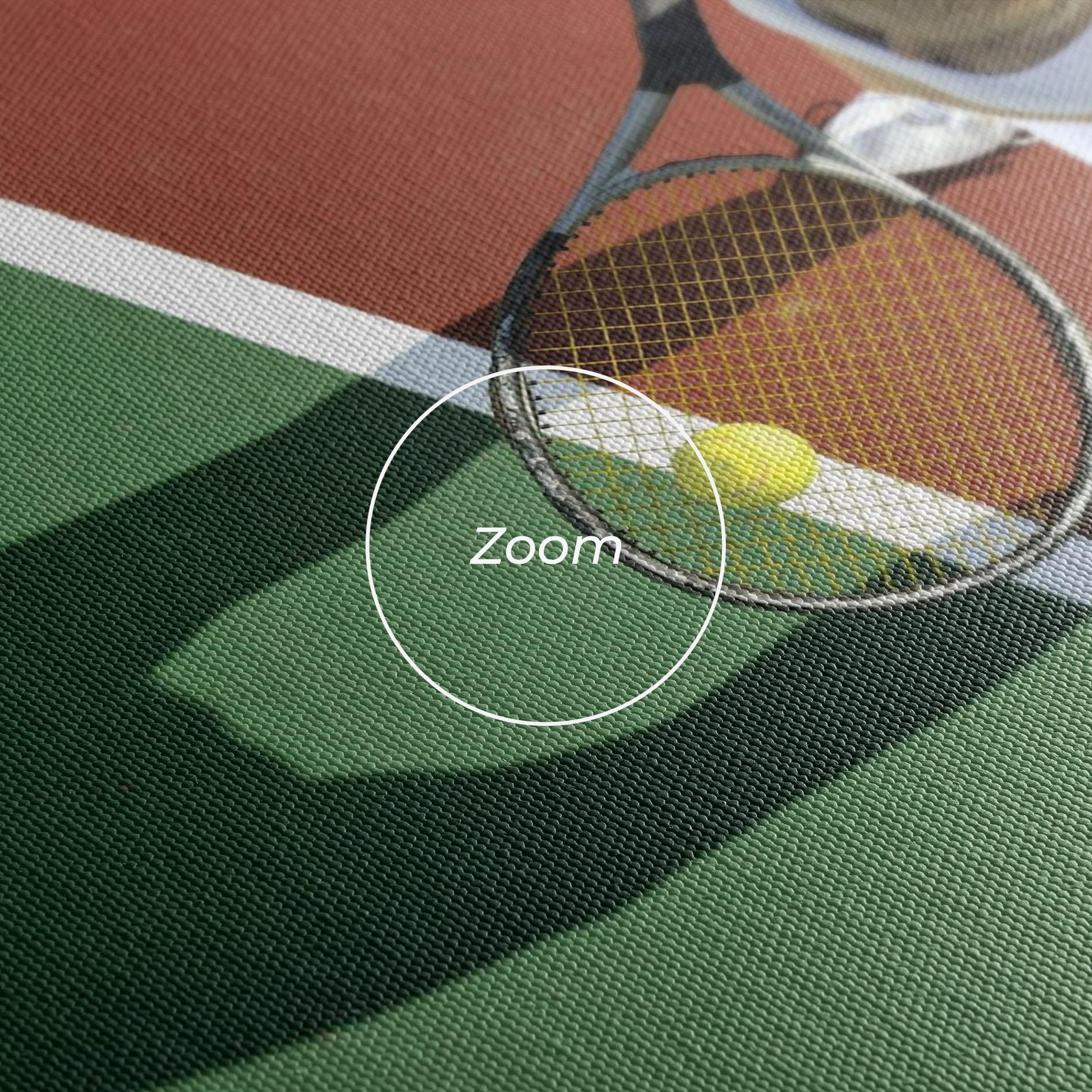 Leinwandbild Outdoor Tennis mockup 3