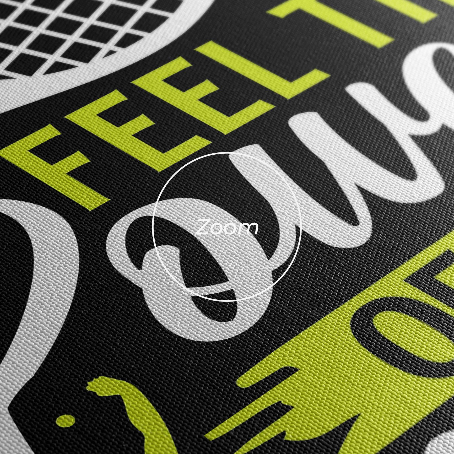 Leinwandbild Power Serve mockup 3