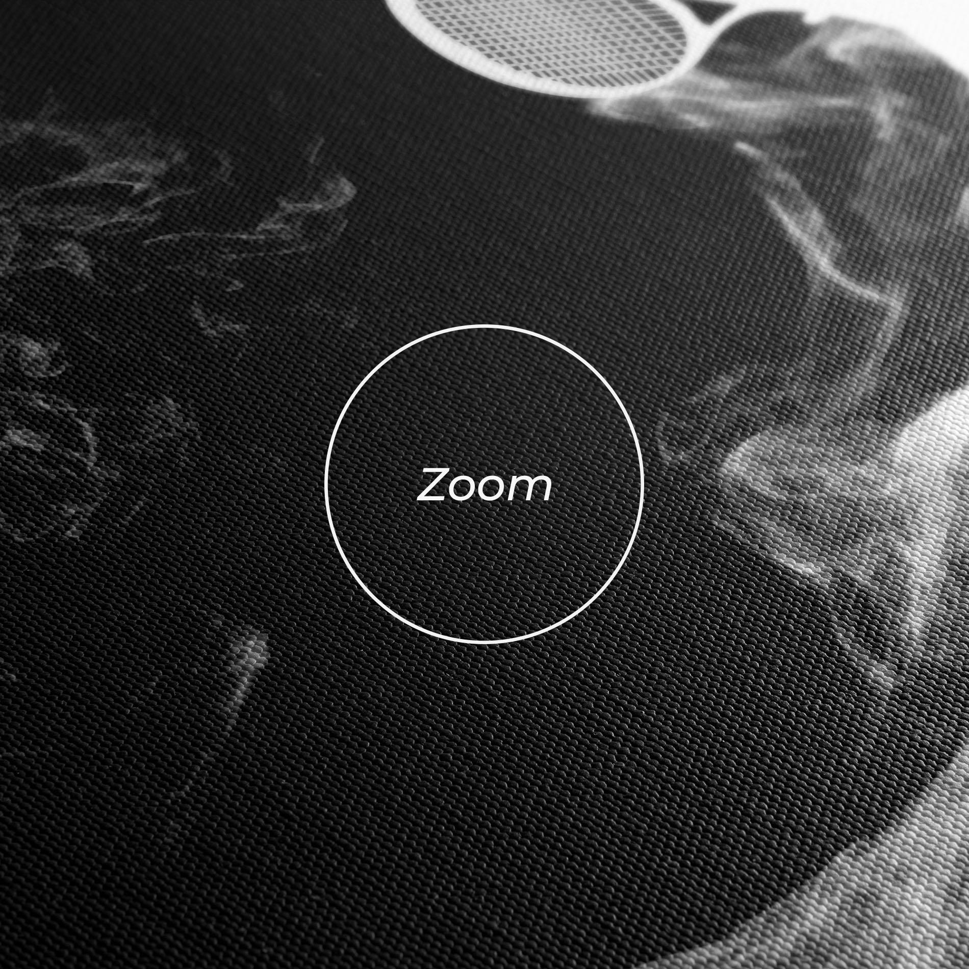 Leinwandbild Tennis Spoke White mockup 3