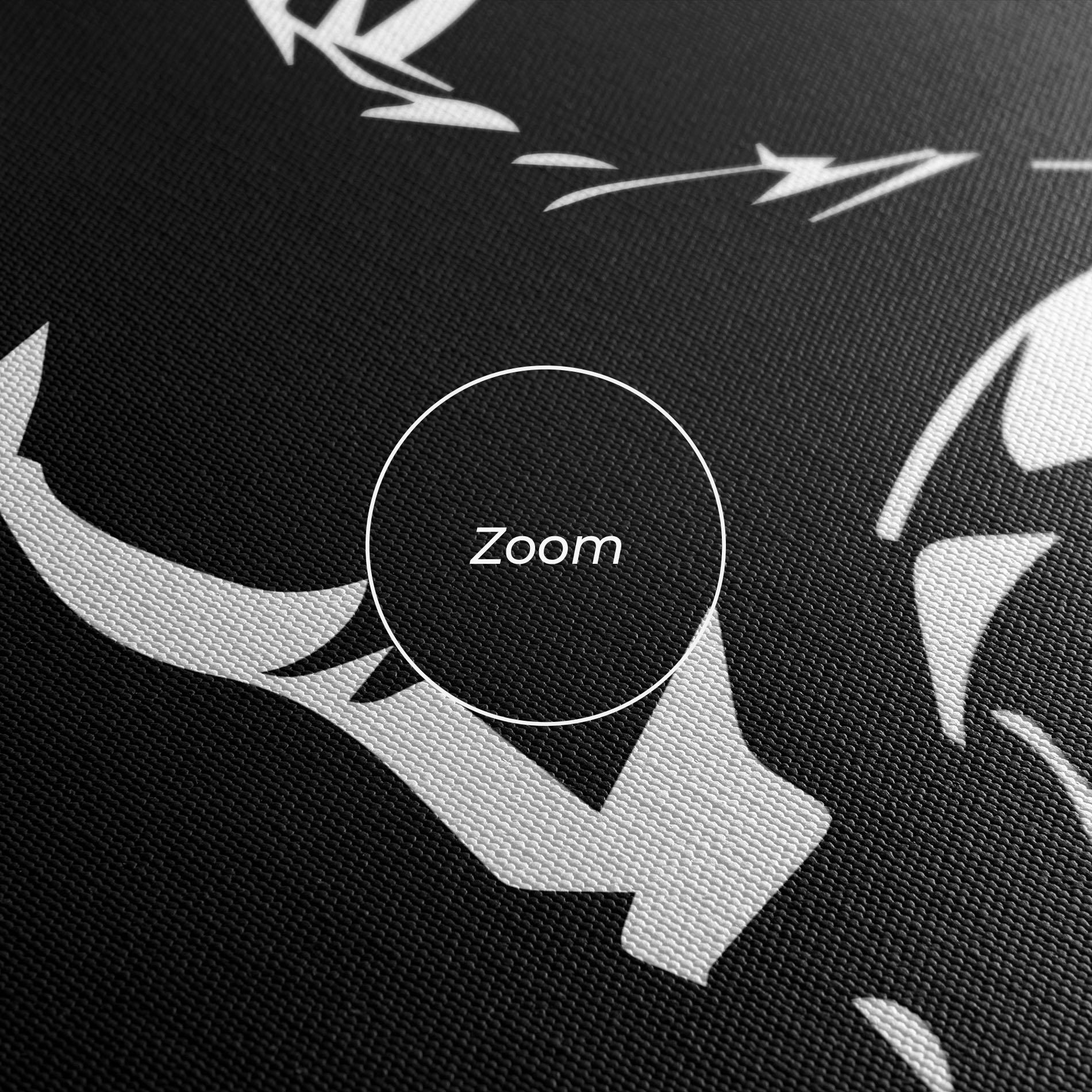 Leinwandbild White Line Tennis mockup 3