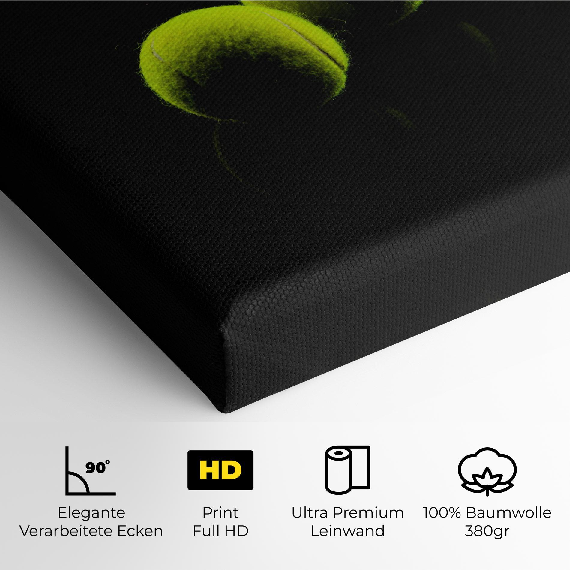 Leinwandbild 3 Tennis Balls mockup 4