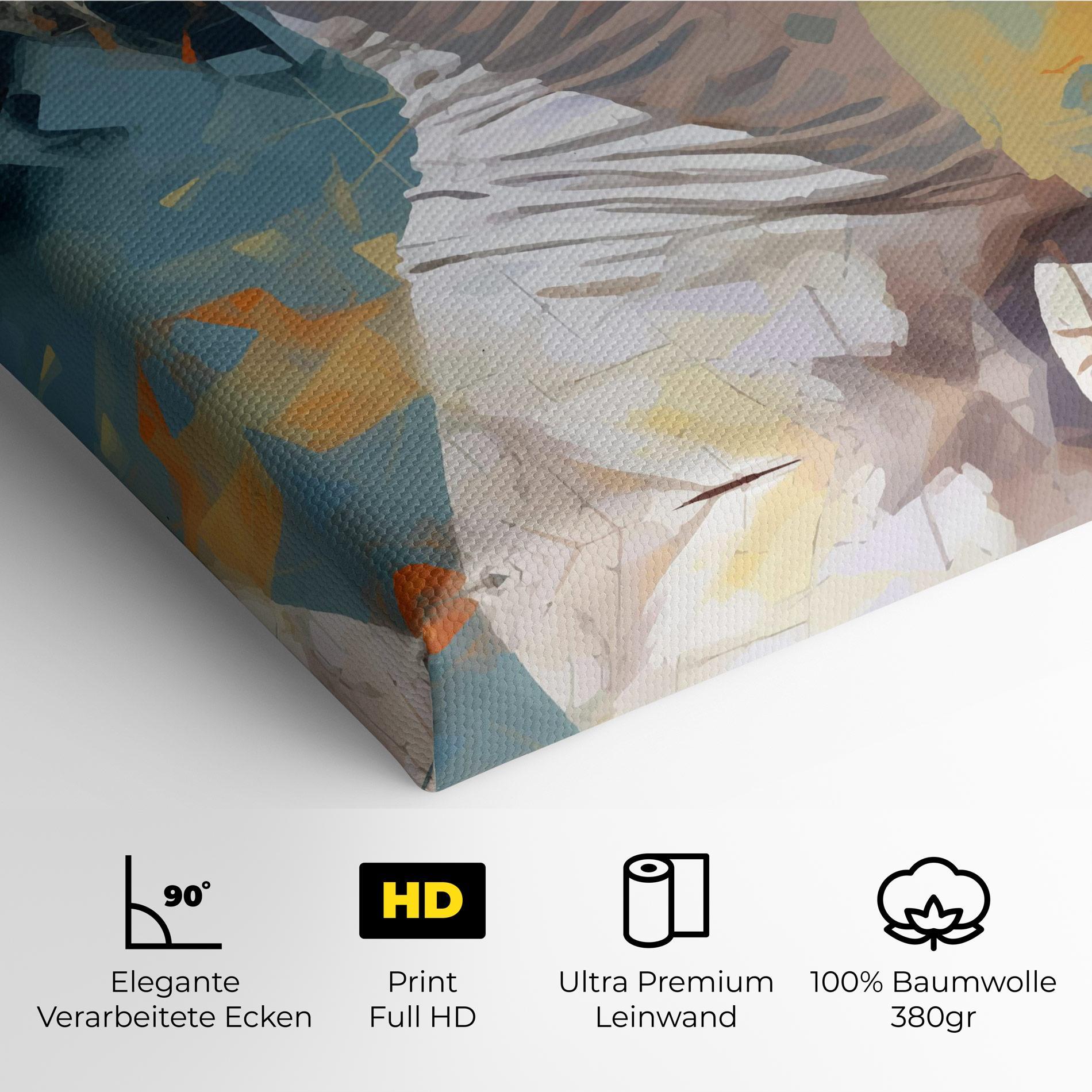 Leinwandbild Blonde Tennis Girl mockup 4