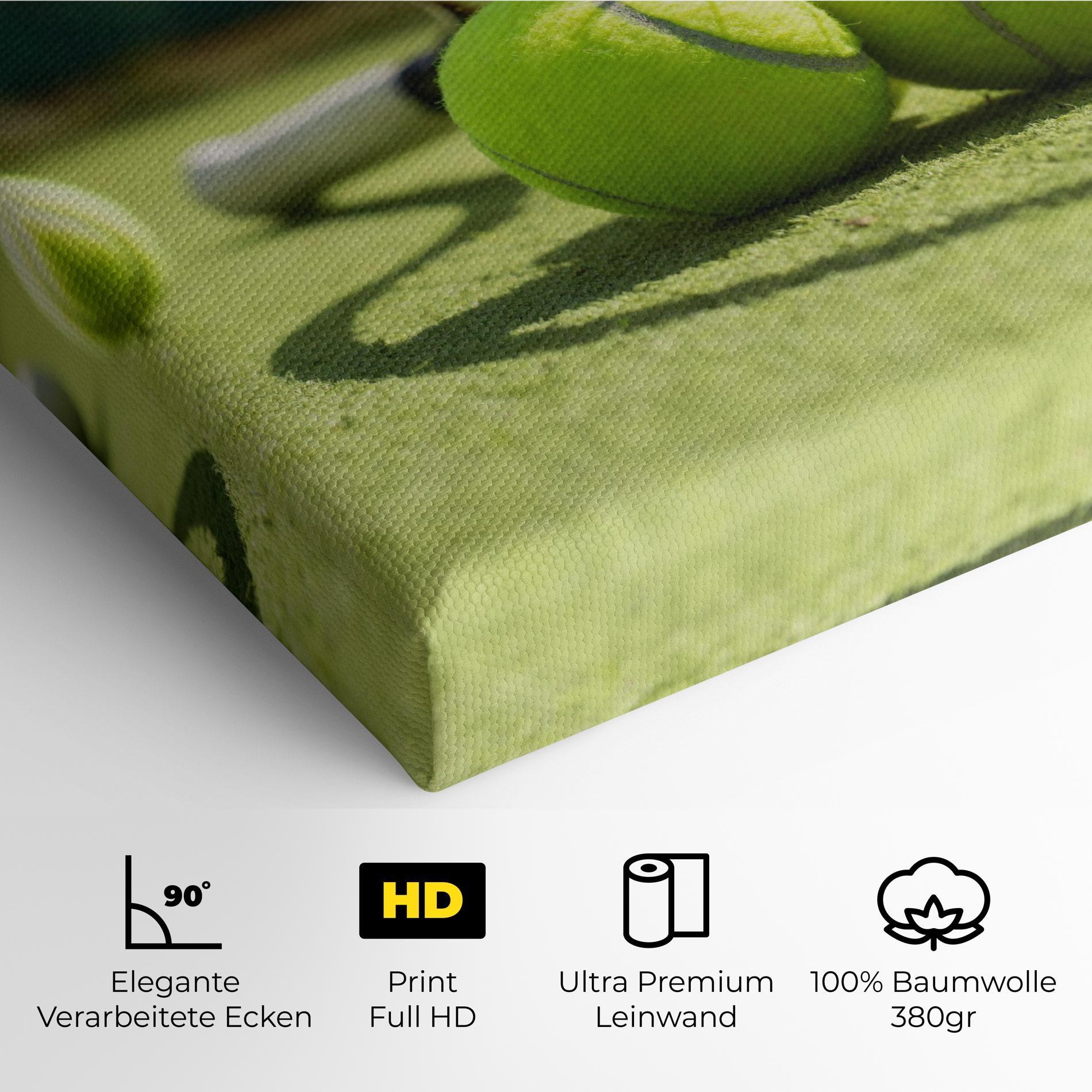 Leinwandbild Grass Tennis Balls mockup 4
