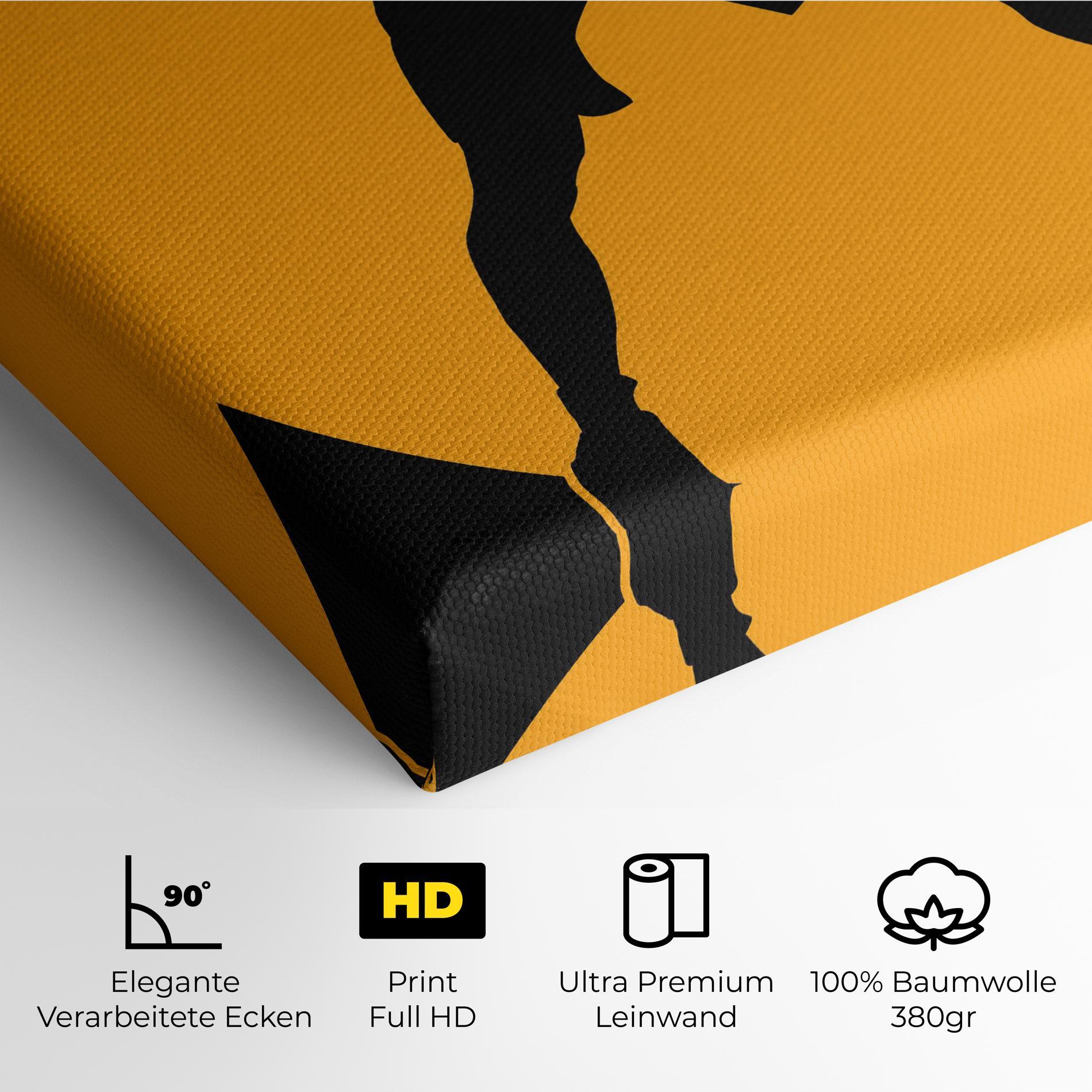 Leinwandbild Orange Tennis mockup 4