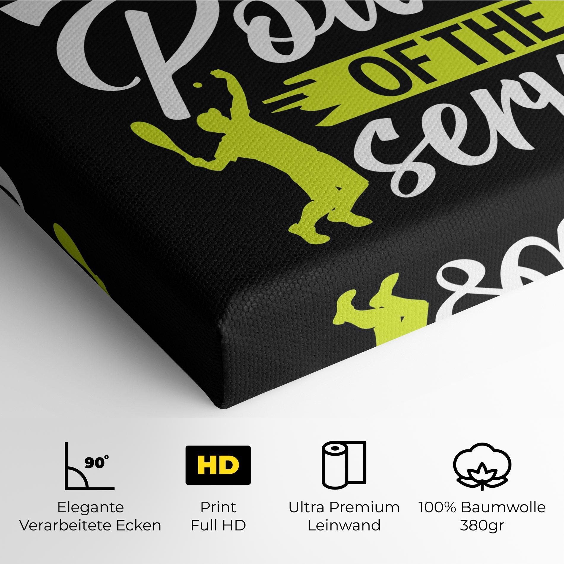 Leinwandbild Power Serve mockup 4
