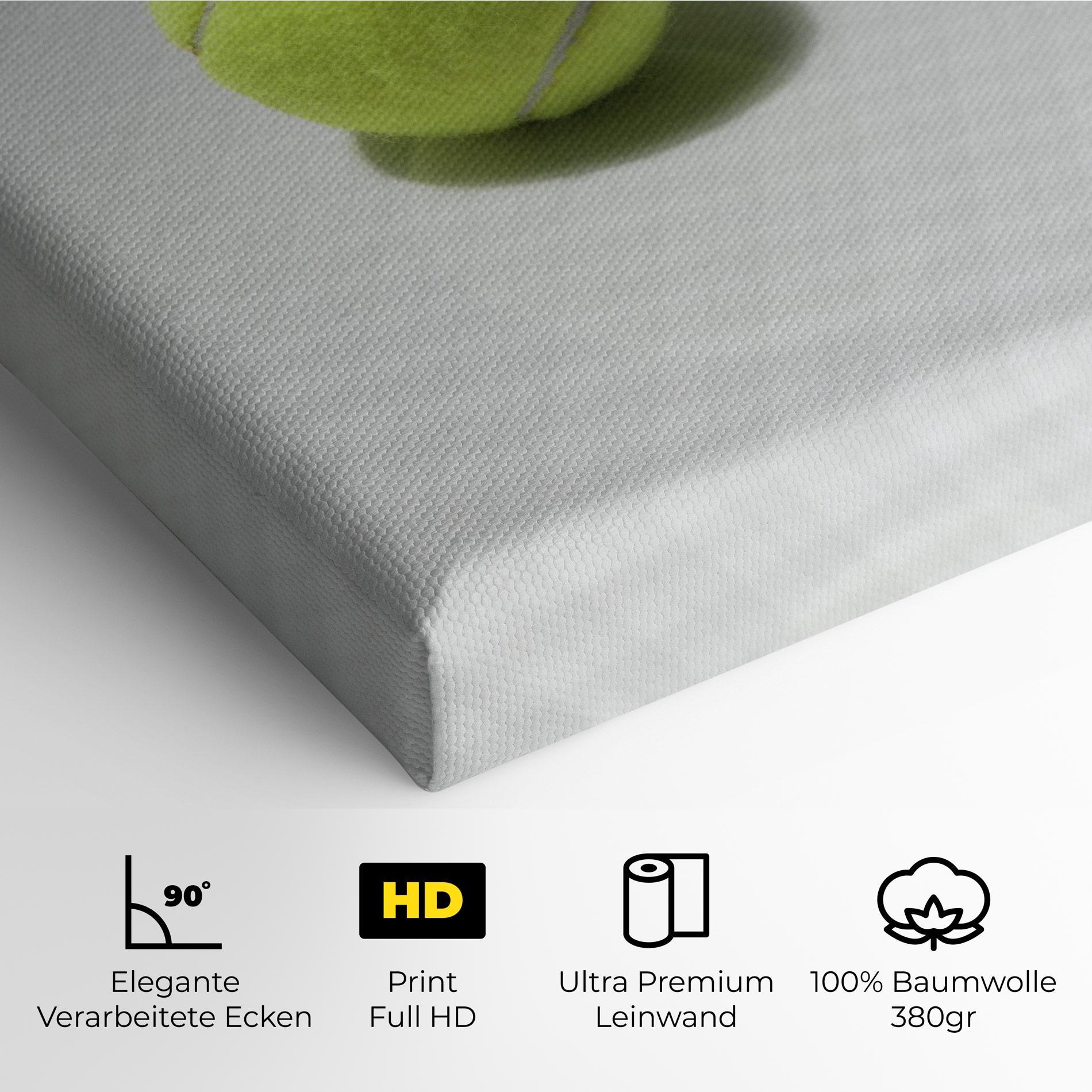 Leinwandbild Tennis Racket Shadow mockup 4