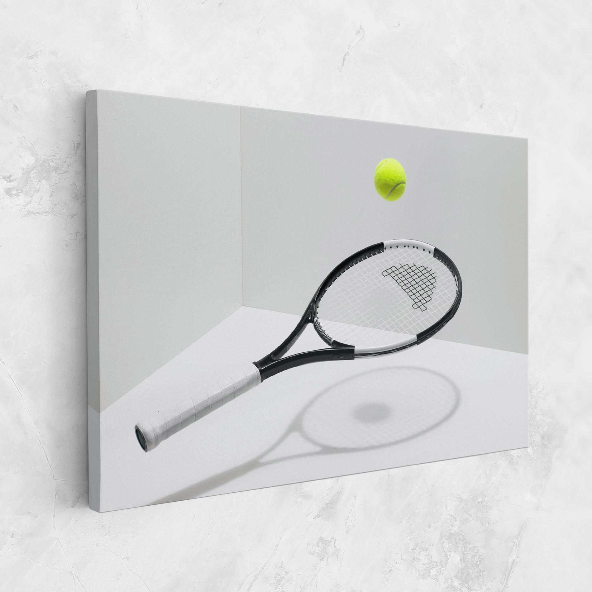Leinwandbild Floating Tennis Racket mockup 1