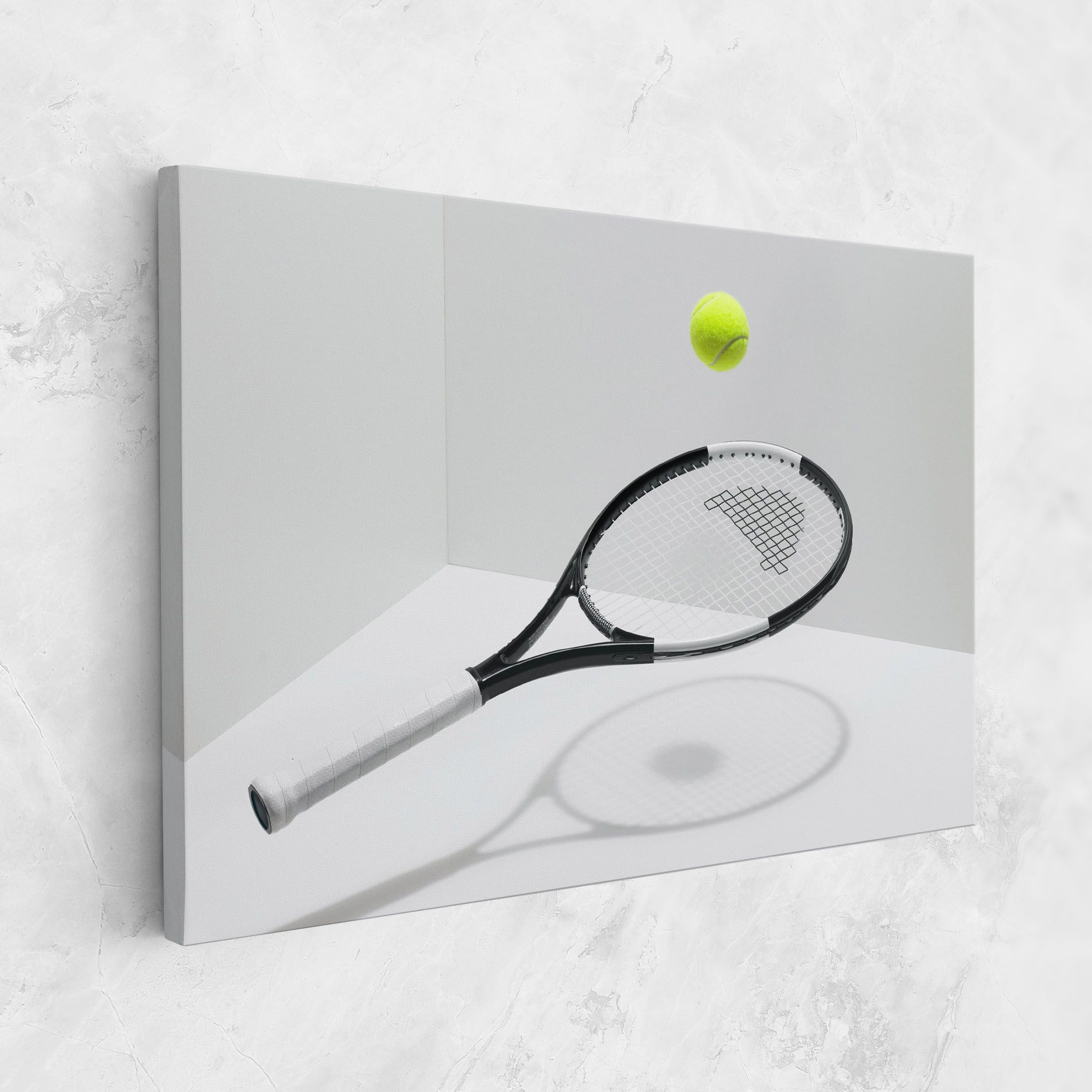 Floating Tennis Racket mockup 1