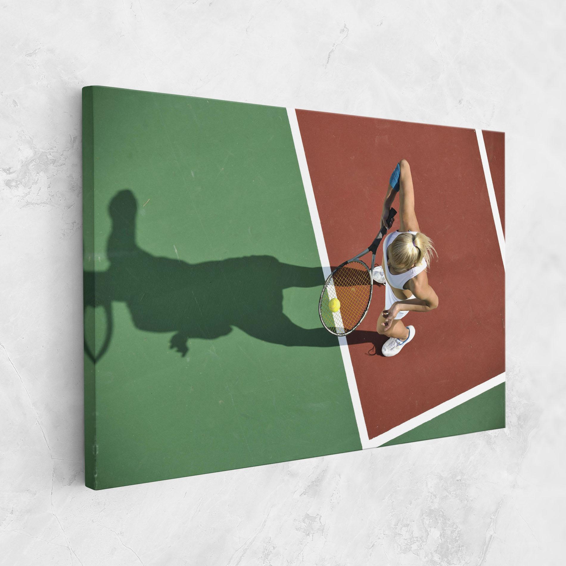 Leinwandbild Outdoor Tennis mockup 1