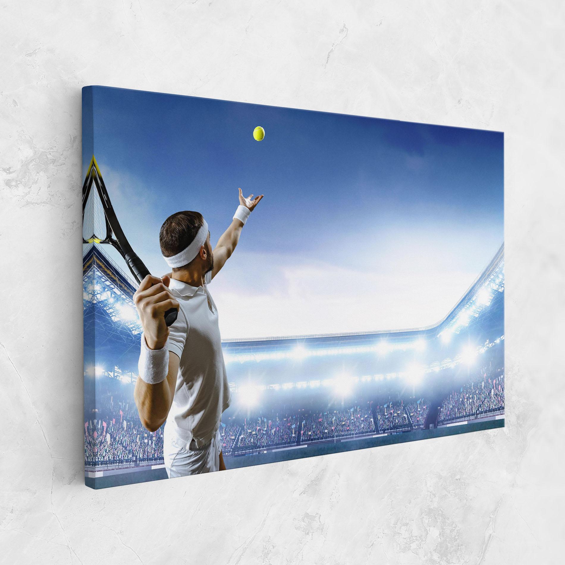 Leinwandbild Stadium Tennis Player mockup 1