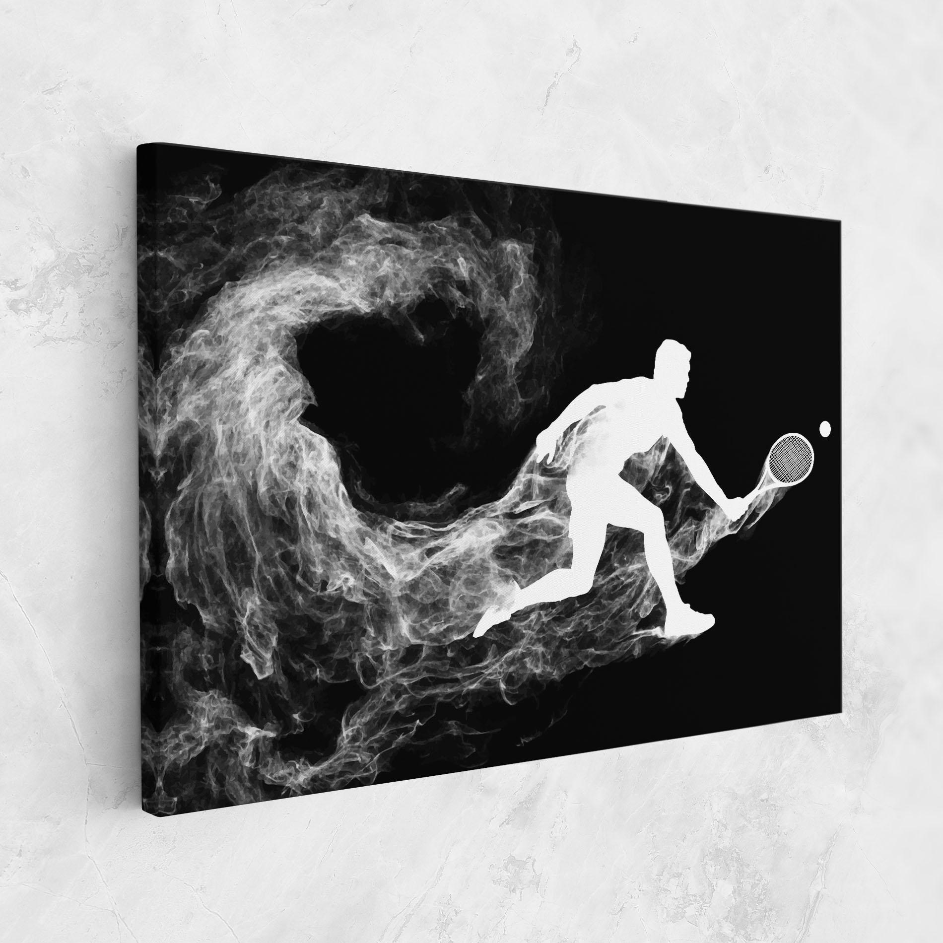 Leinwandbild Tennis White Smoke mockup 1