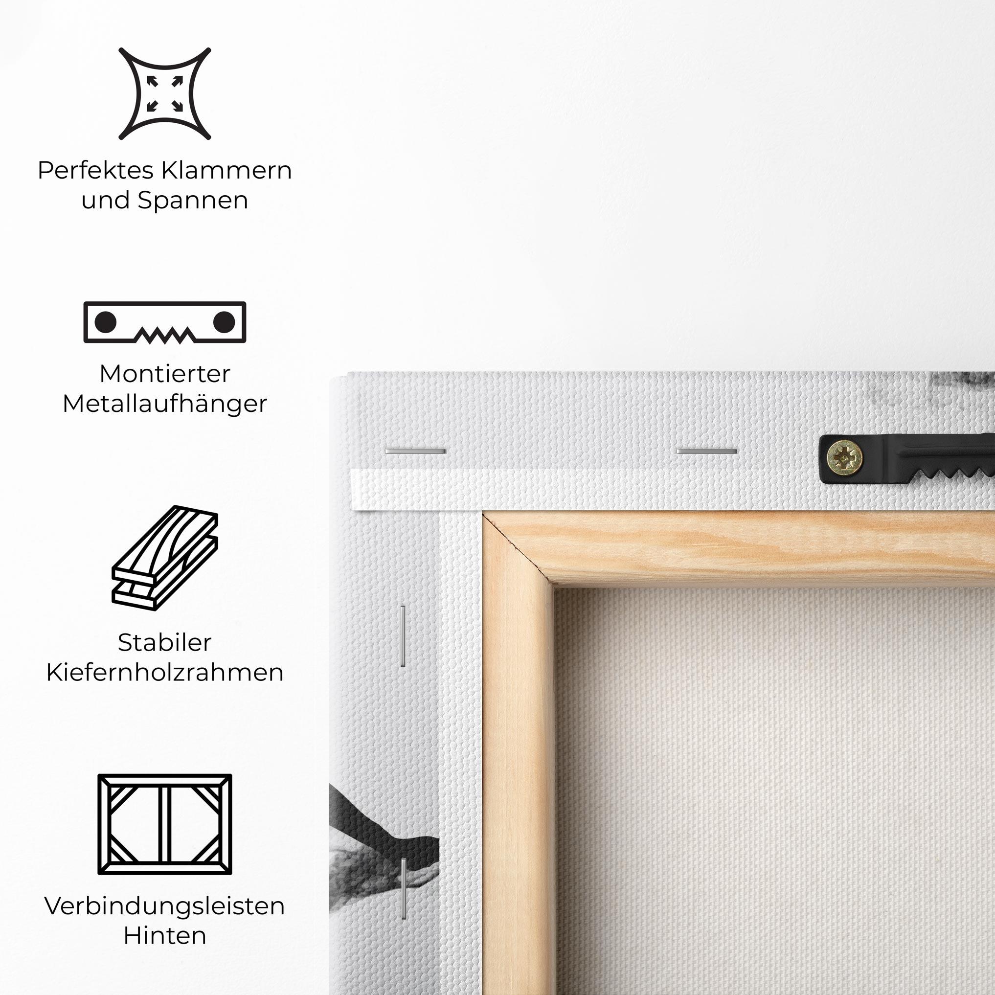 Leinwandbild Black Smoke Tennis mockup 5