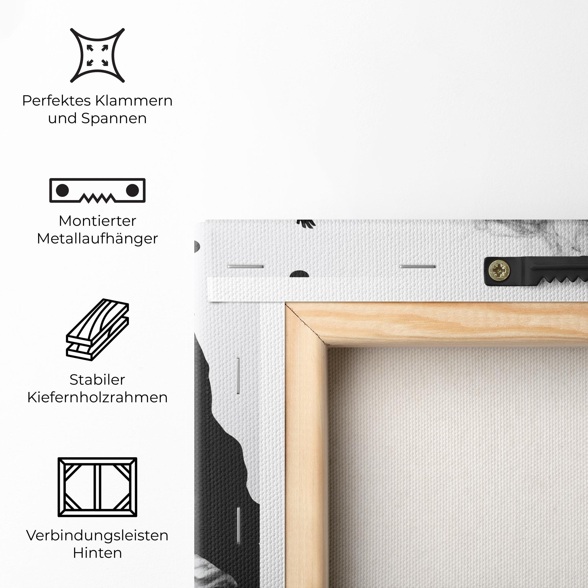 Leinwandbild Black Tennis Smoke mockup 5