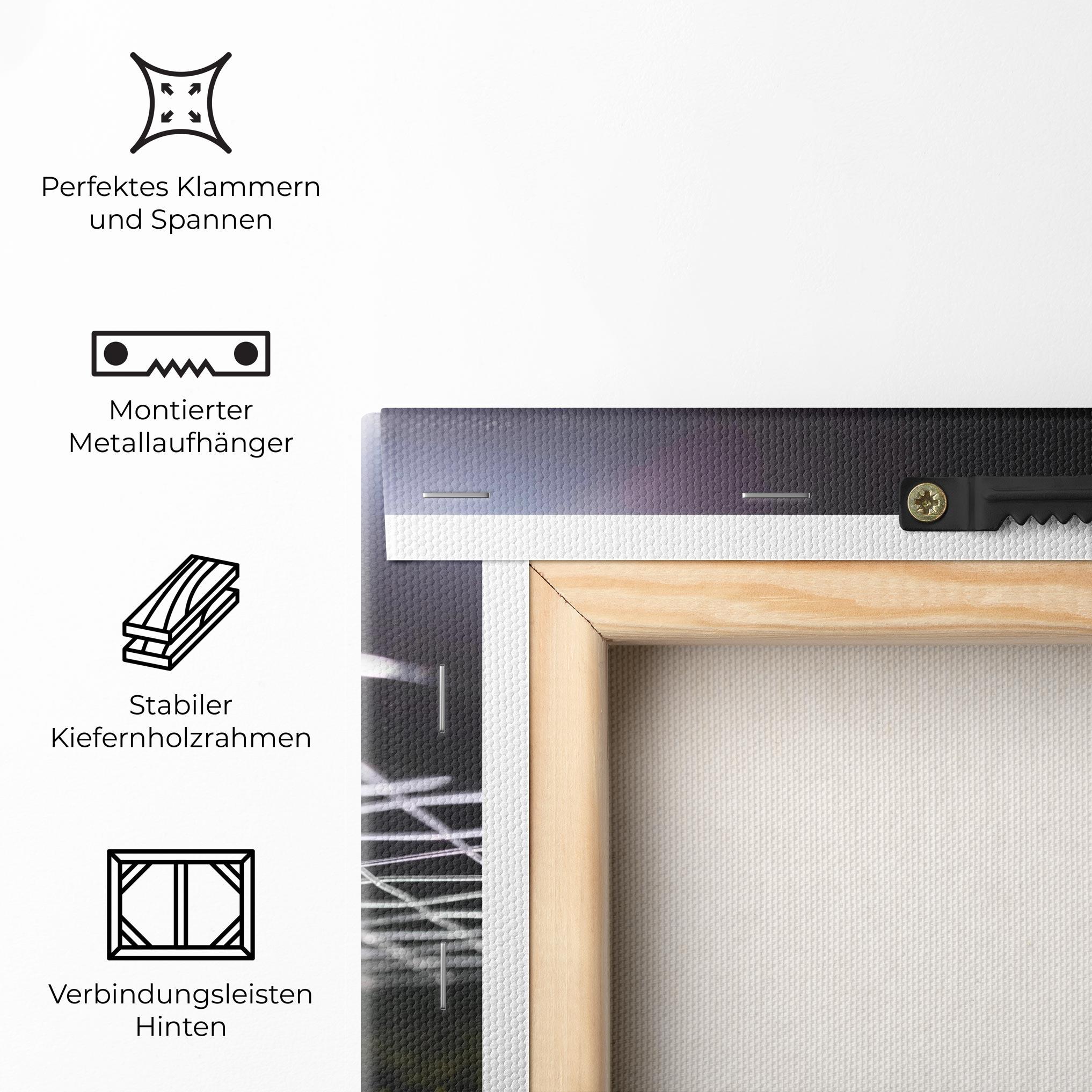 Leinwandbild Close Up Tennis Ball mockup 5