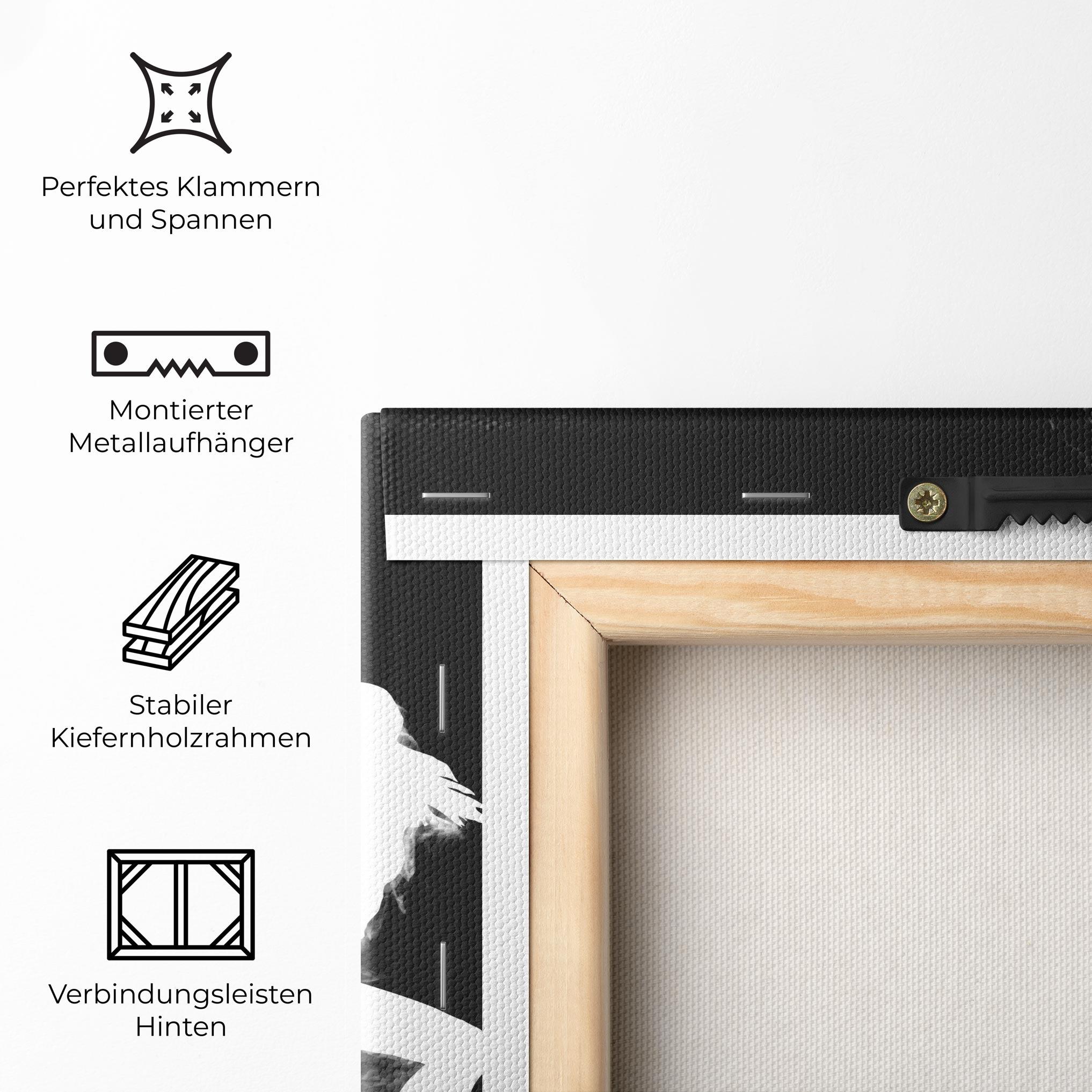 Leinwandbild Tennis Spoke White mockup 5