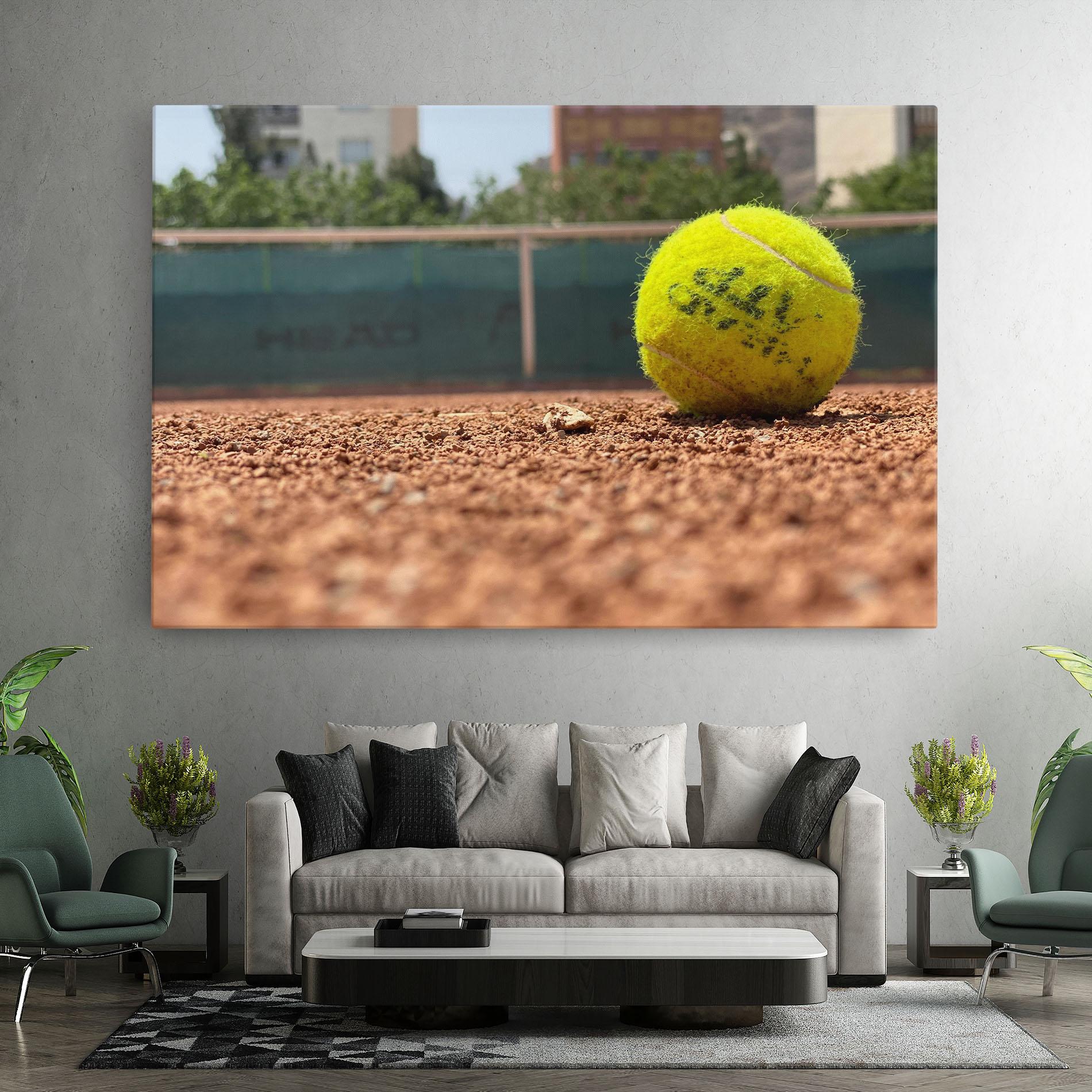 Leinwandbild Lost Tennis Ball mockup 7