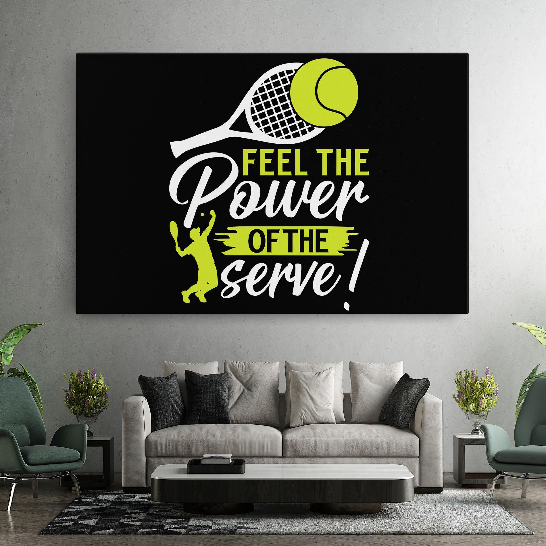 Leinwandbild Power Serve mockup 7