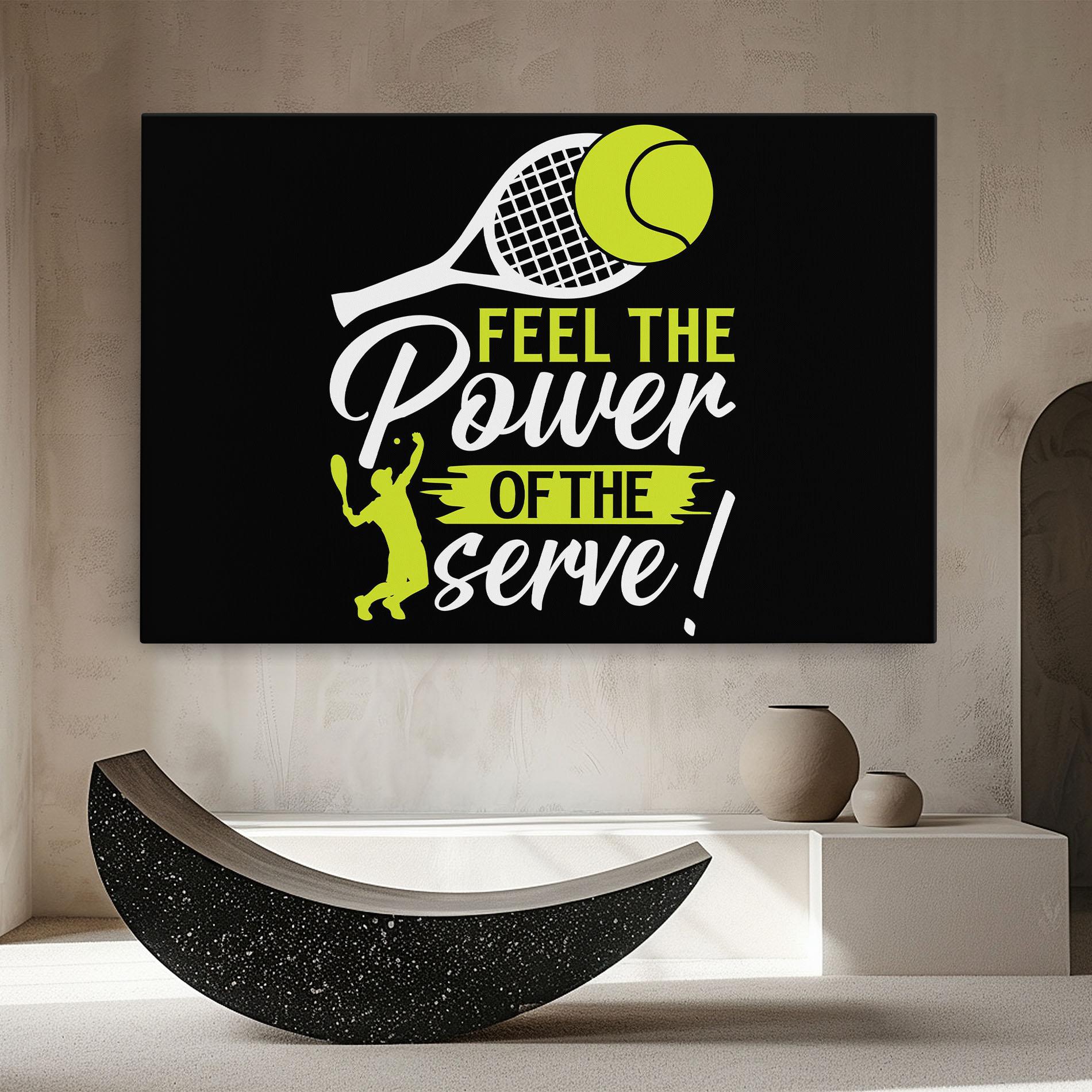 Leinwandbild Power Serve mockup 8
