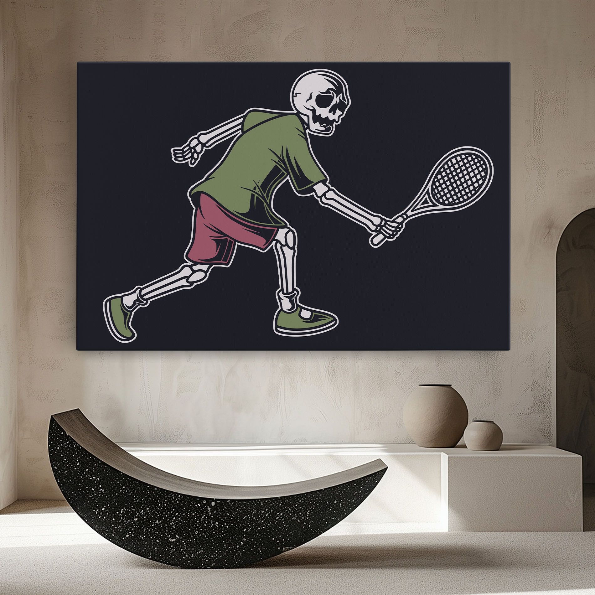 Skull Tennis mockup 8