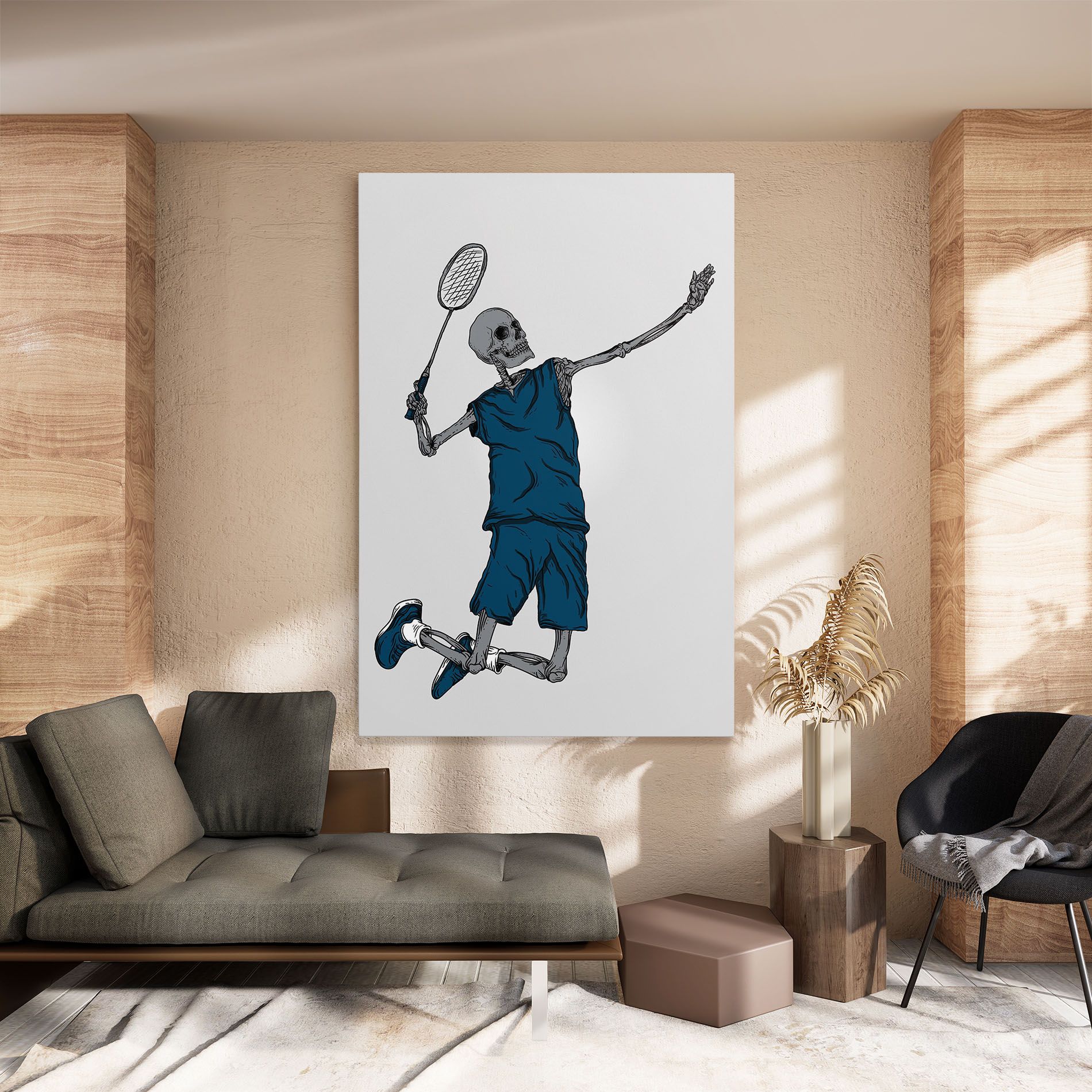 Blue Skull Tennis mockup 8