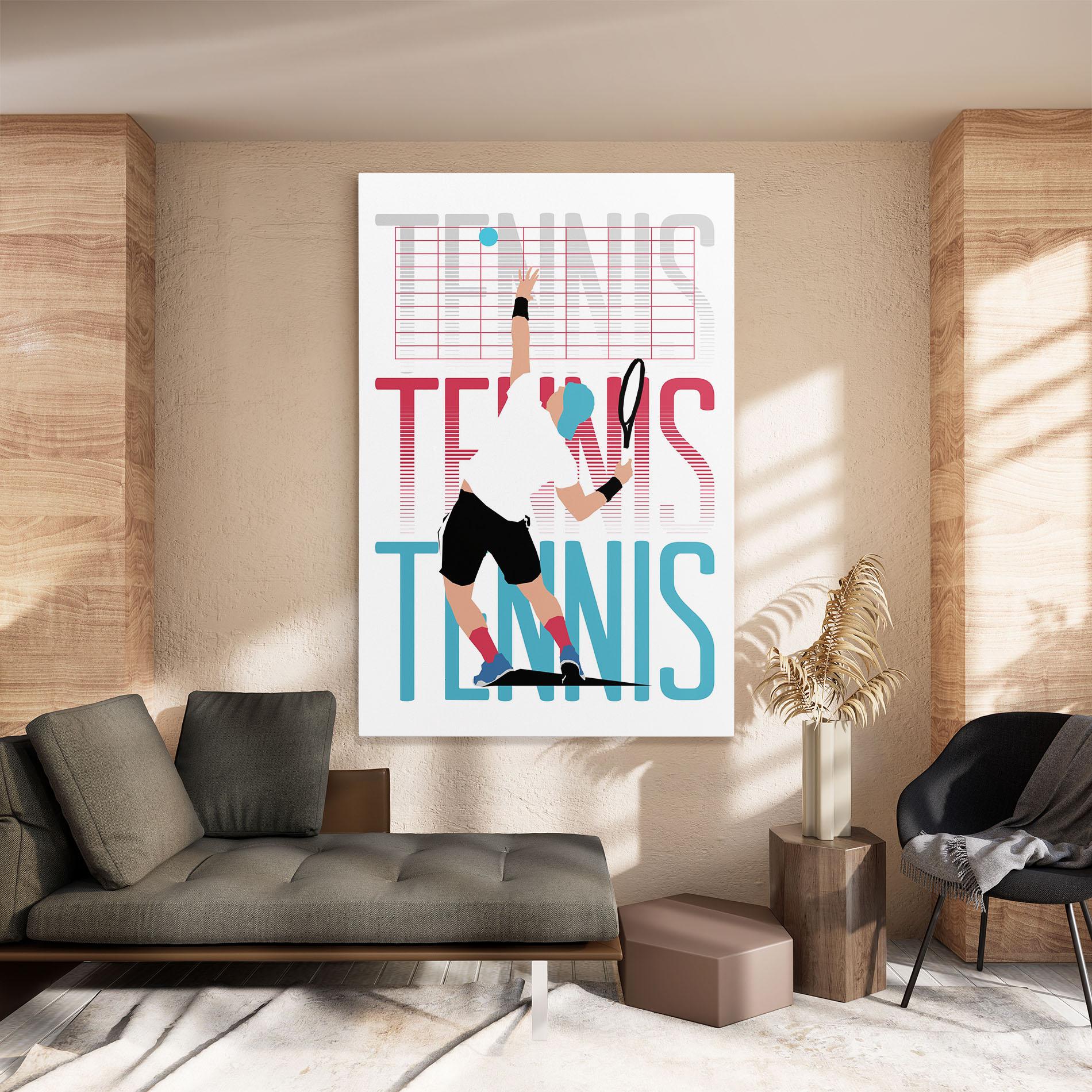 Leinwandbild Tennis Ball Jump mockup 8