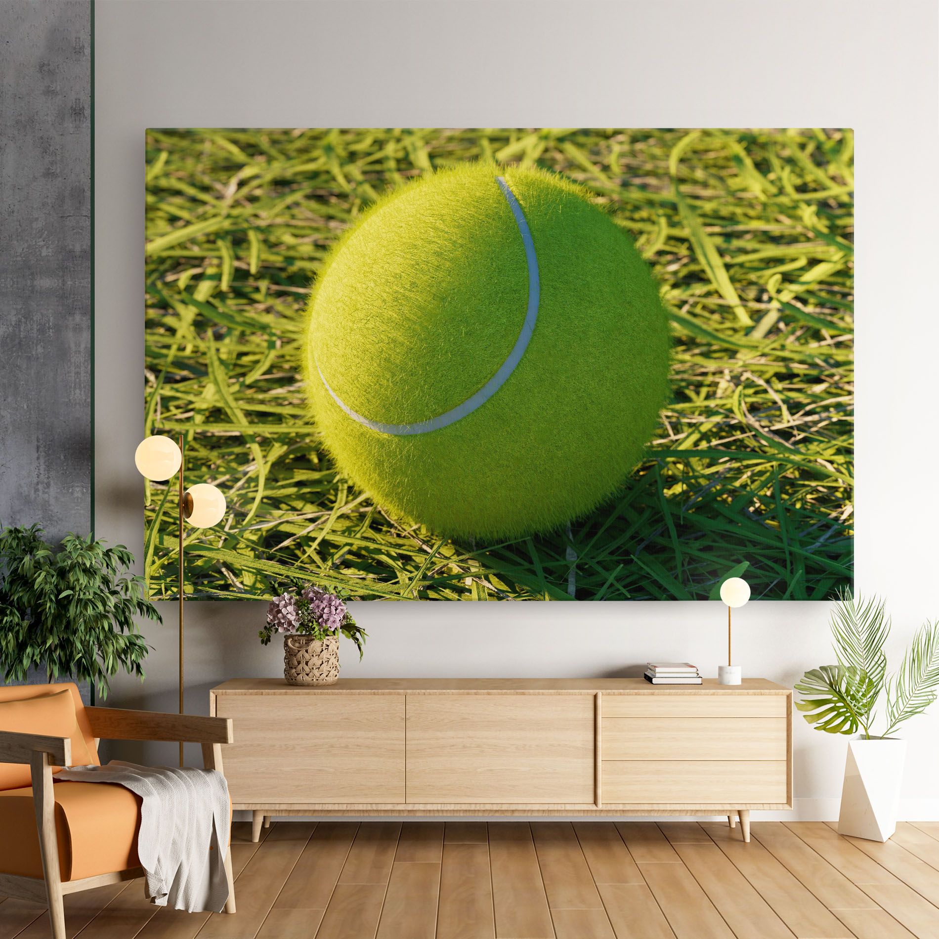 Green Tennis Ball mockup 9