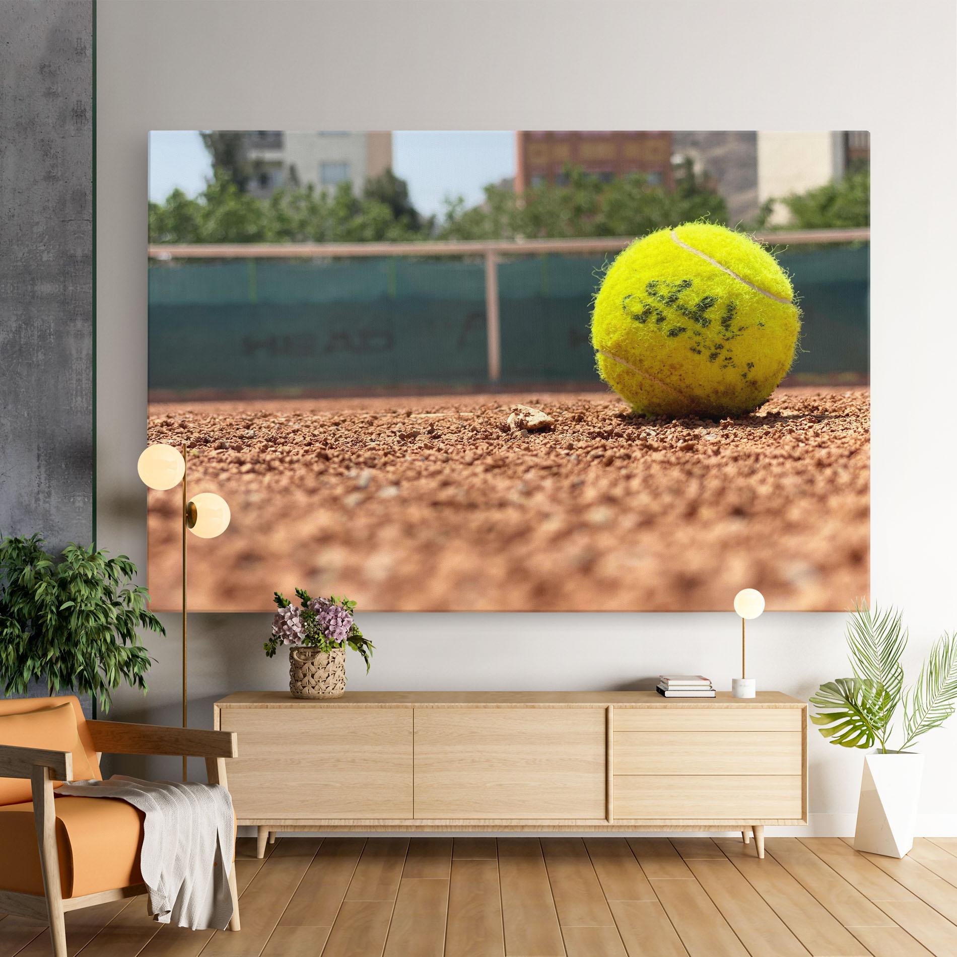 Leinwandbild Lost Tennis Ball mockup 9