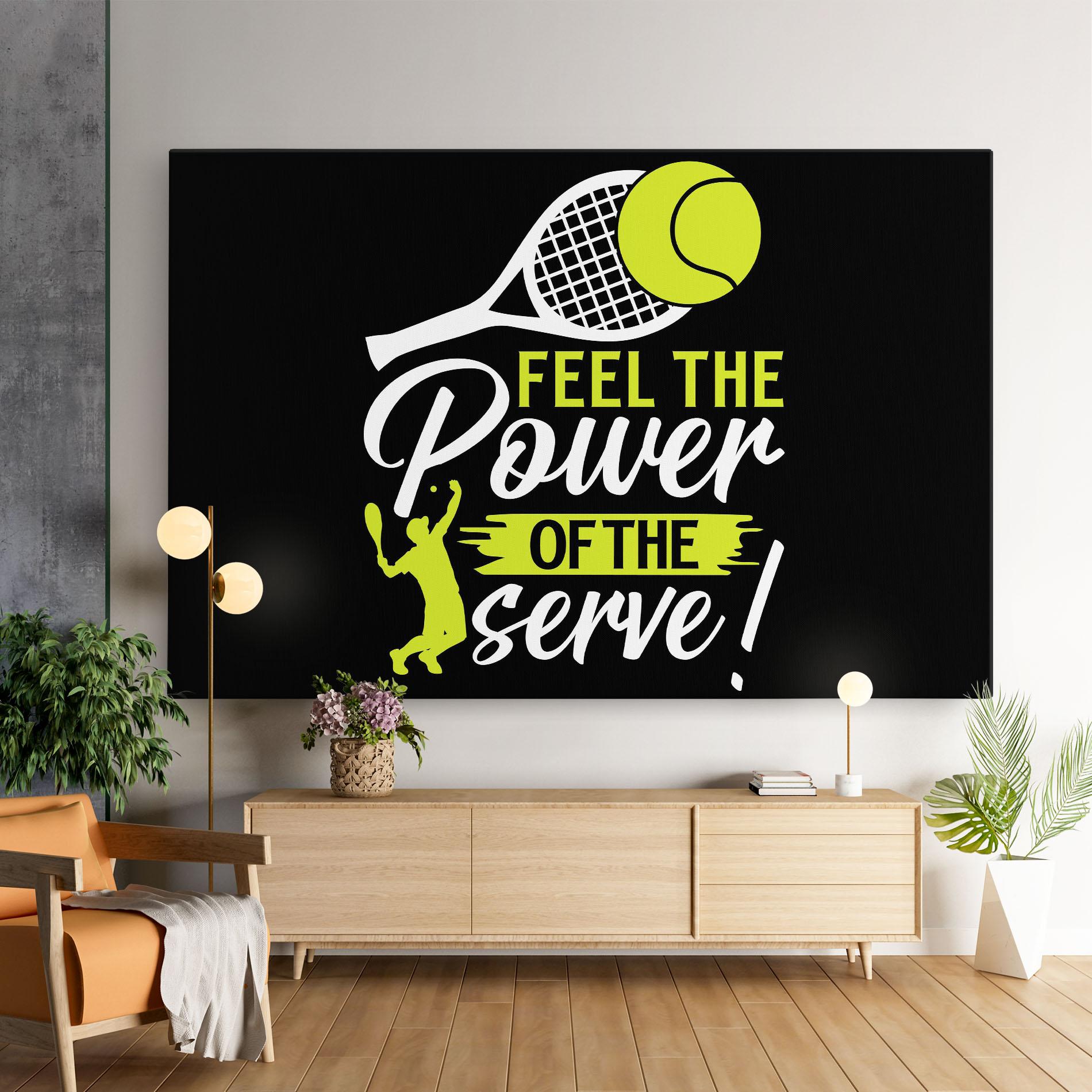 Leinwandbild Power Serve mockup 9