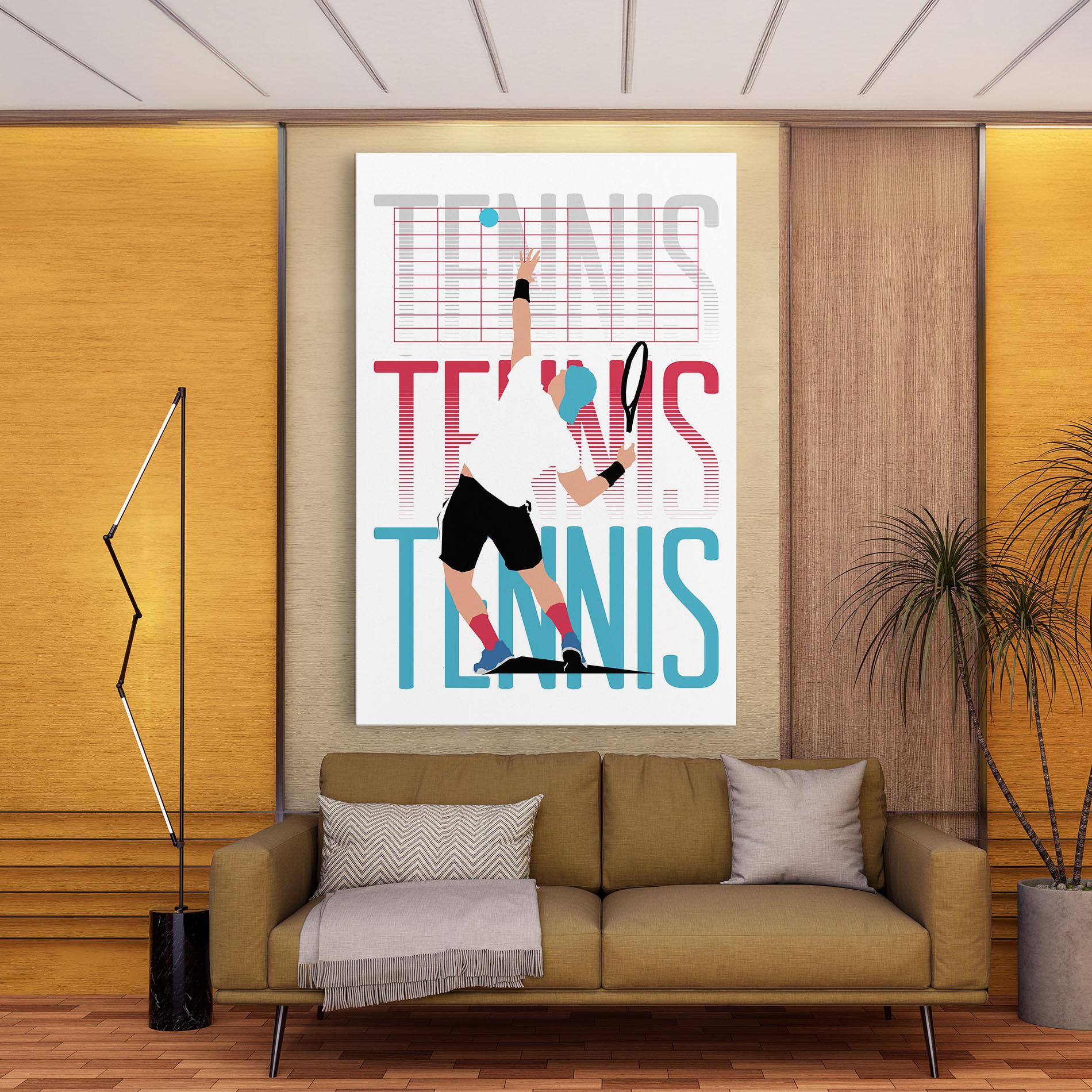 Leinwandbild Tennis Ball Jump mockup 9