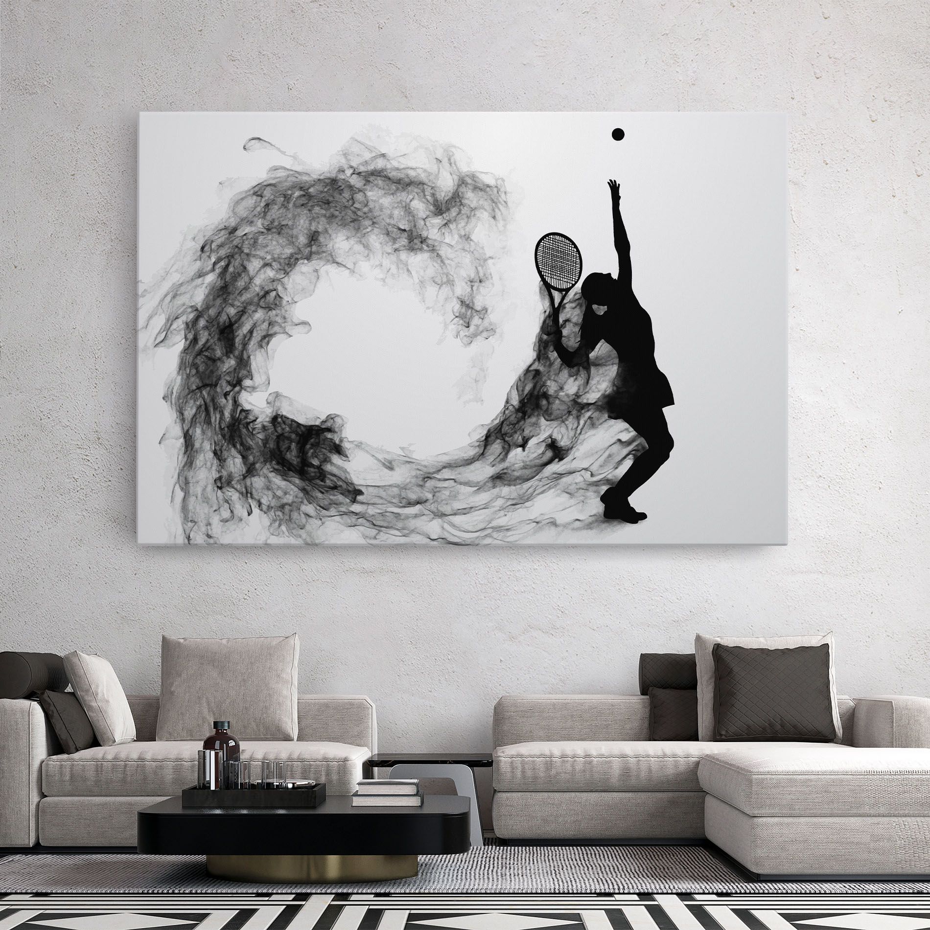 Black Tennis Smoke mockup 2