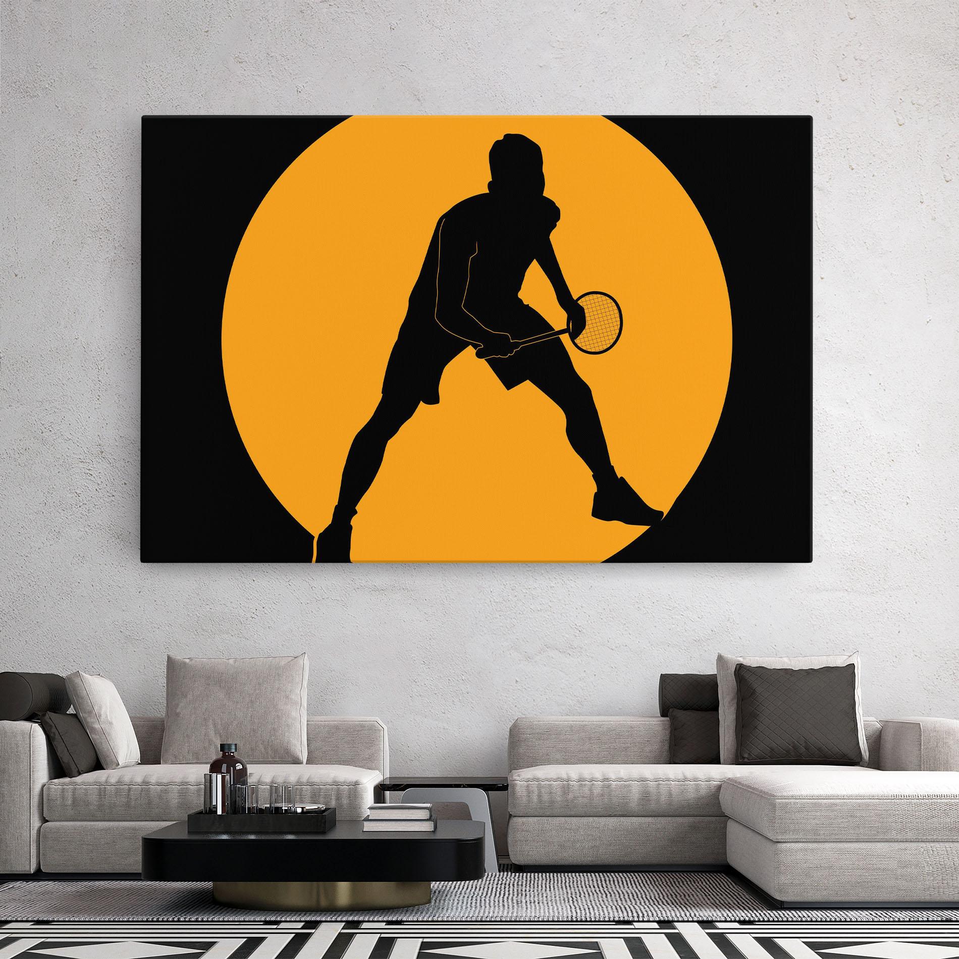 Leinwandbild Orange Tennis mockup 2