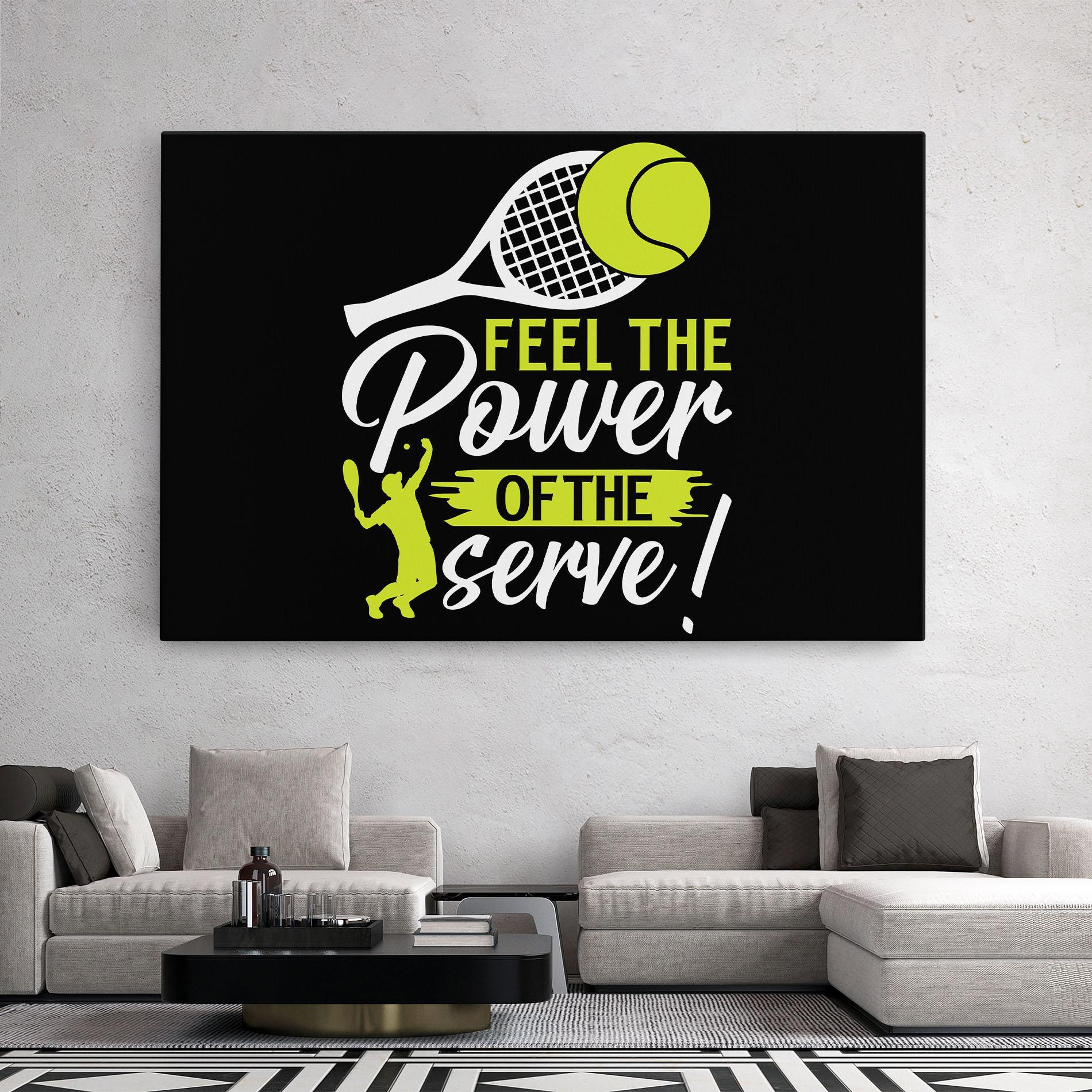 Leinwandbild Power Serve mockup 2
