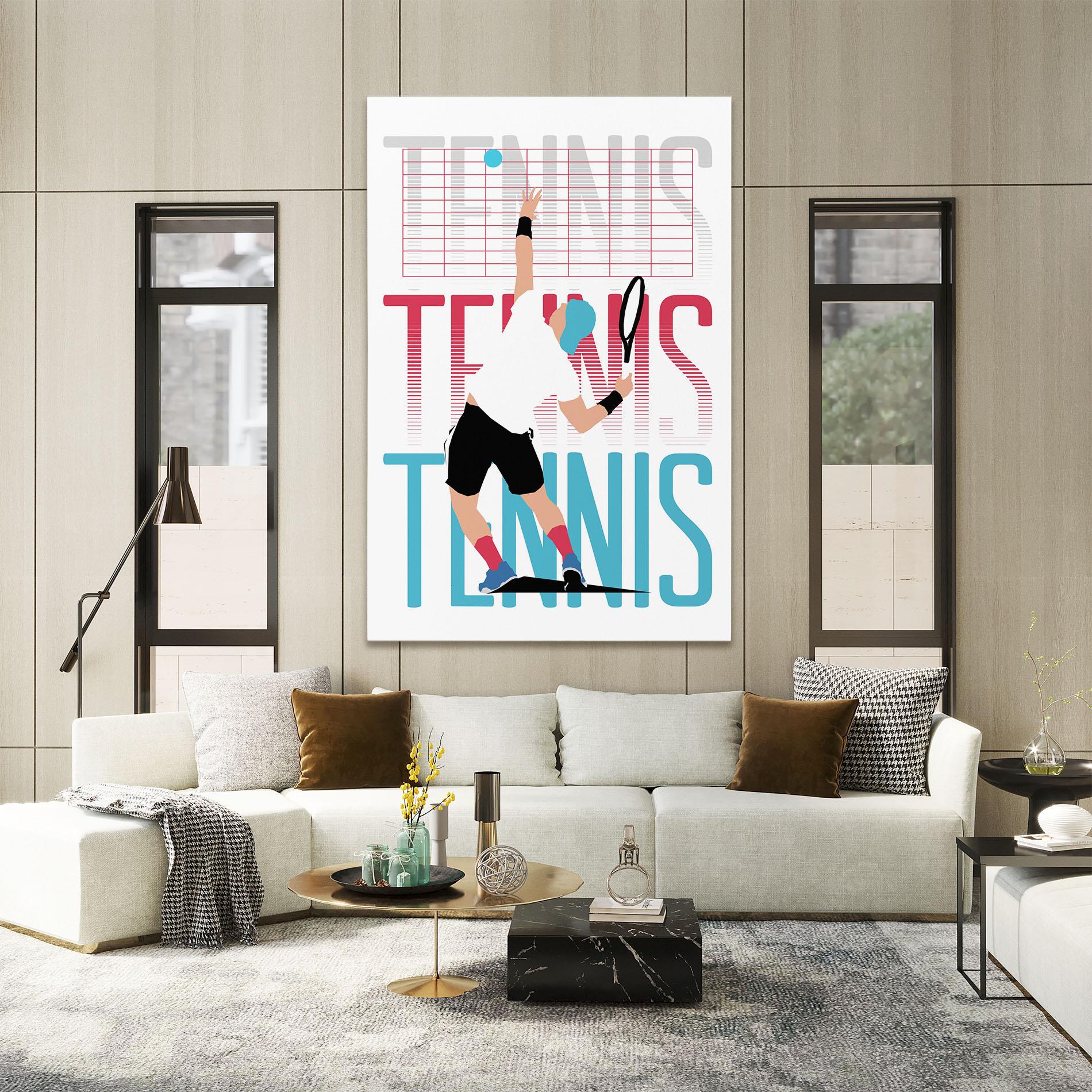 Leinwandbild Tennis Ball Jump mockup 2