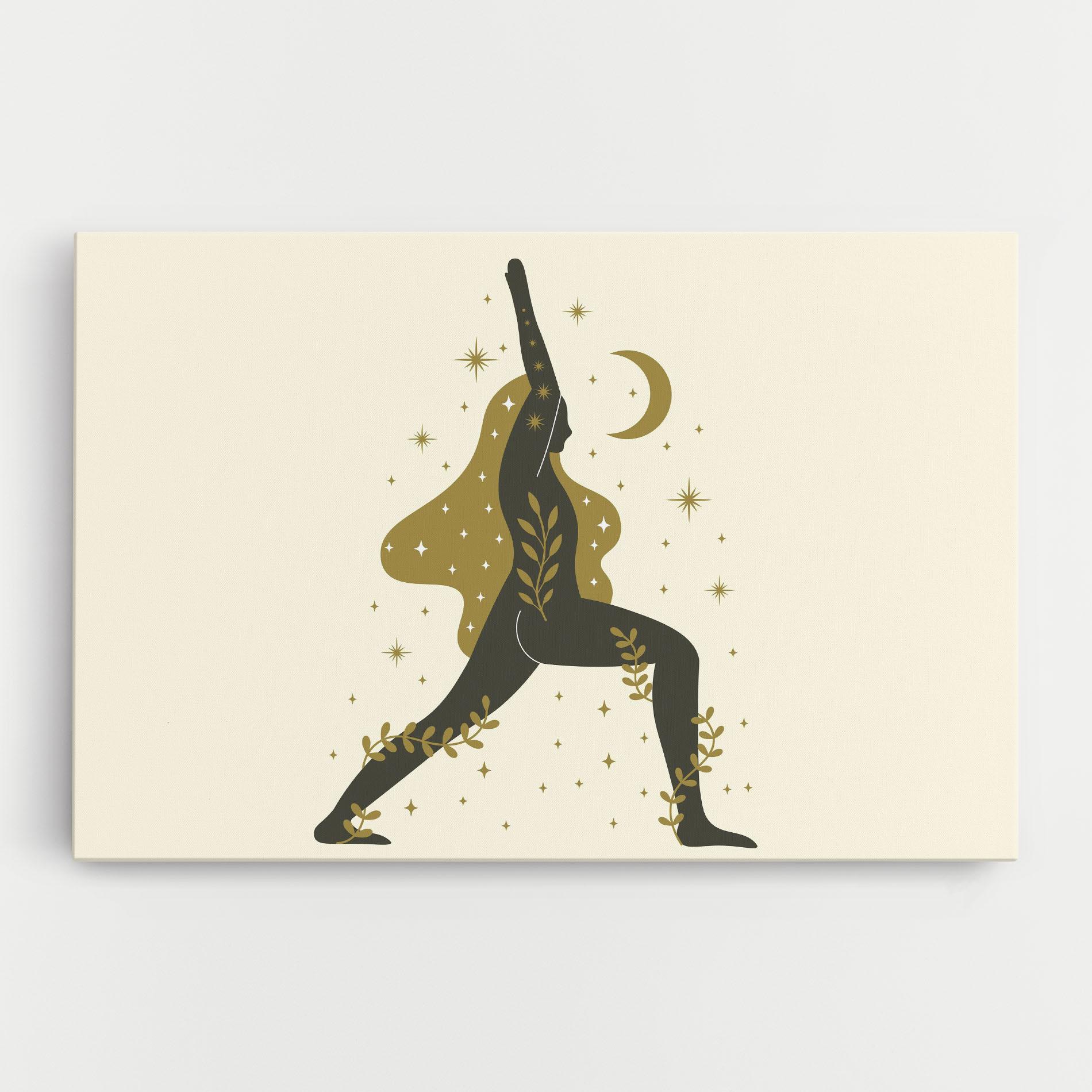 Leinwandbild Chandrasana mockup 0