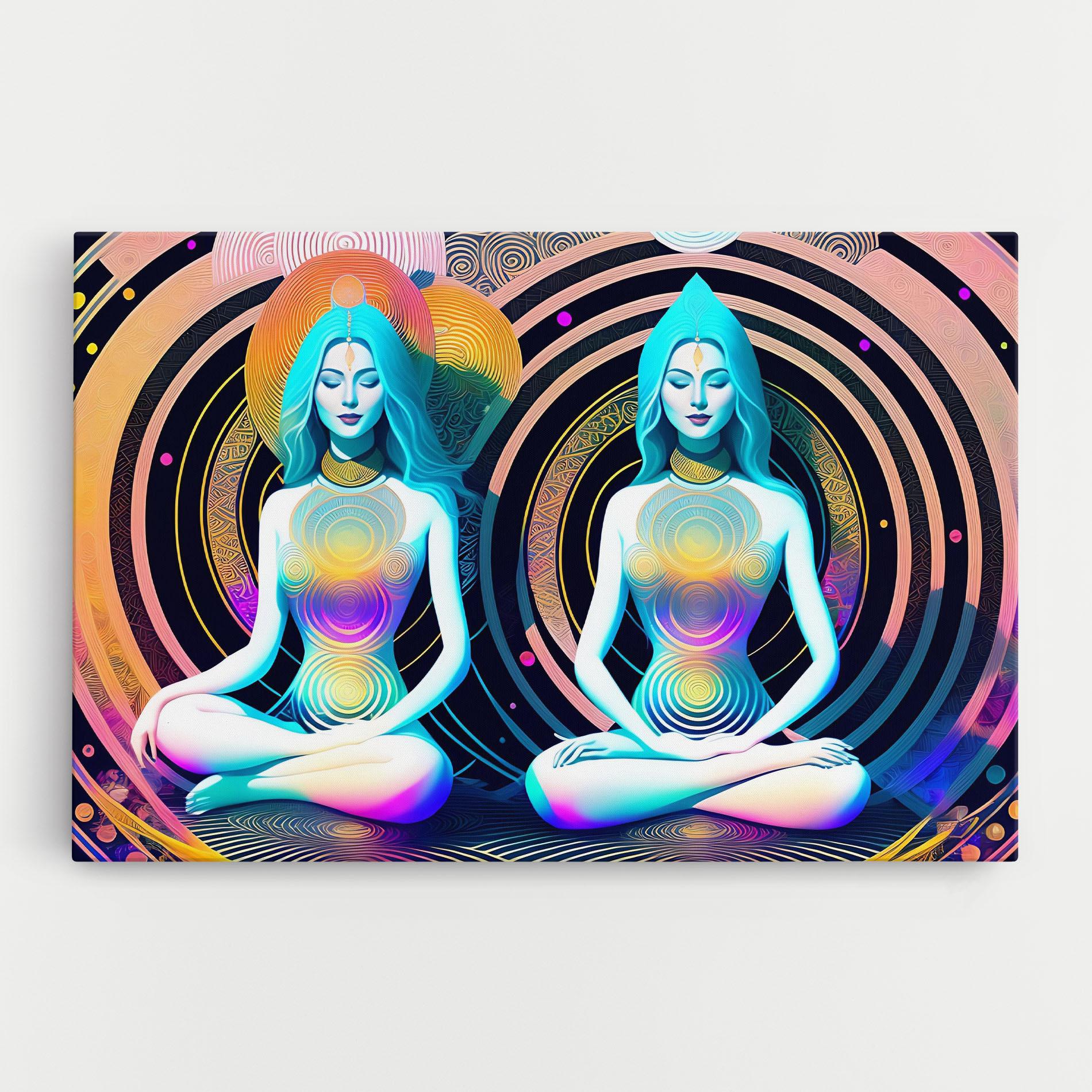 Leinwandbild Clolorful Illustrations mockup 0