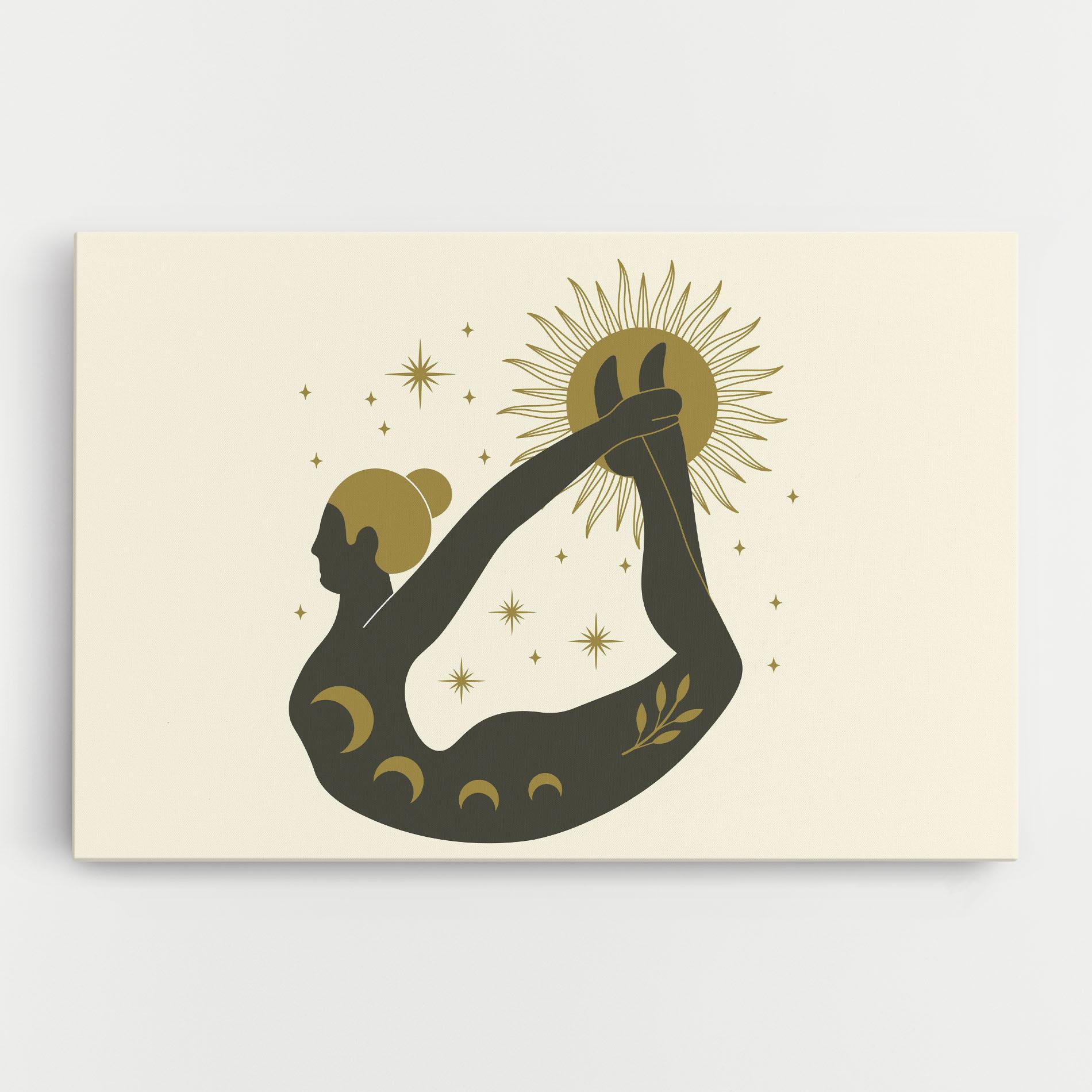 Leinwandbild Dhanurasana mockup 0
