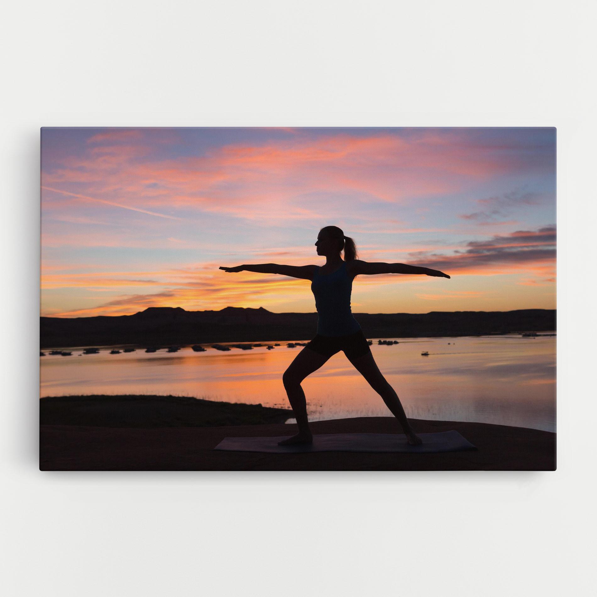 Leinwandbild Morning Yoga mockup 0