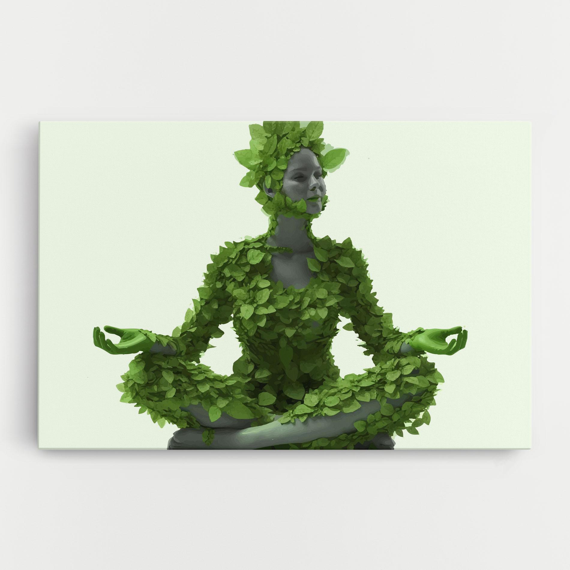 Leinwandbild Nature Yoga mockup 0
