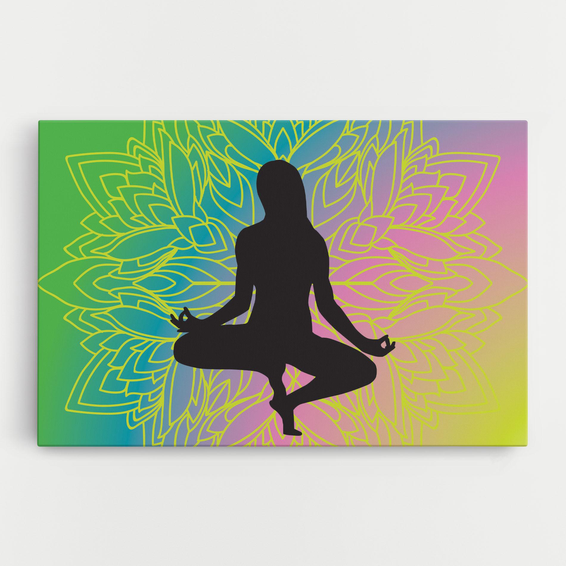 Leinwandbild Peace Yoga 01 mockup 0