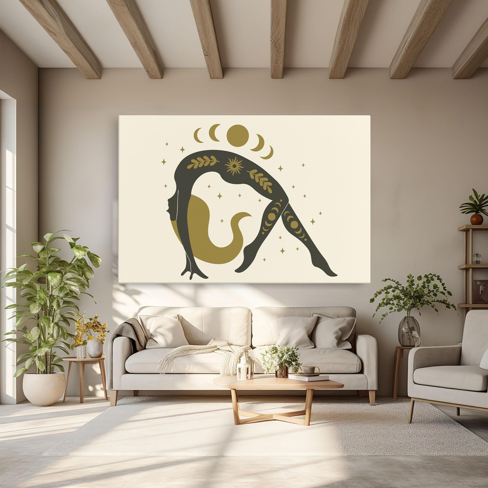Leinwandbild Chamatkarasana mockup 6