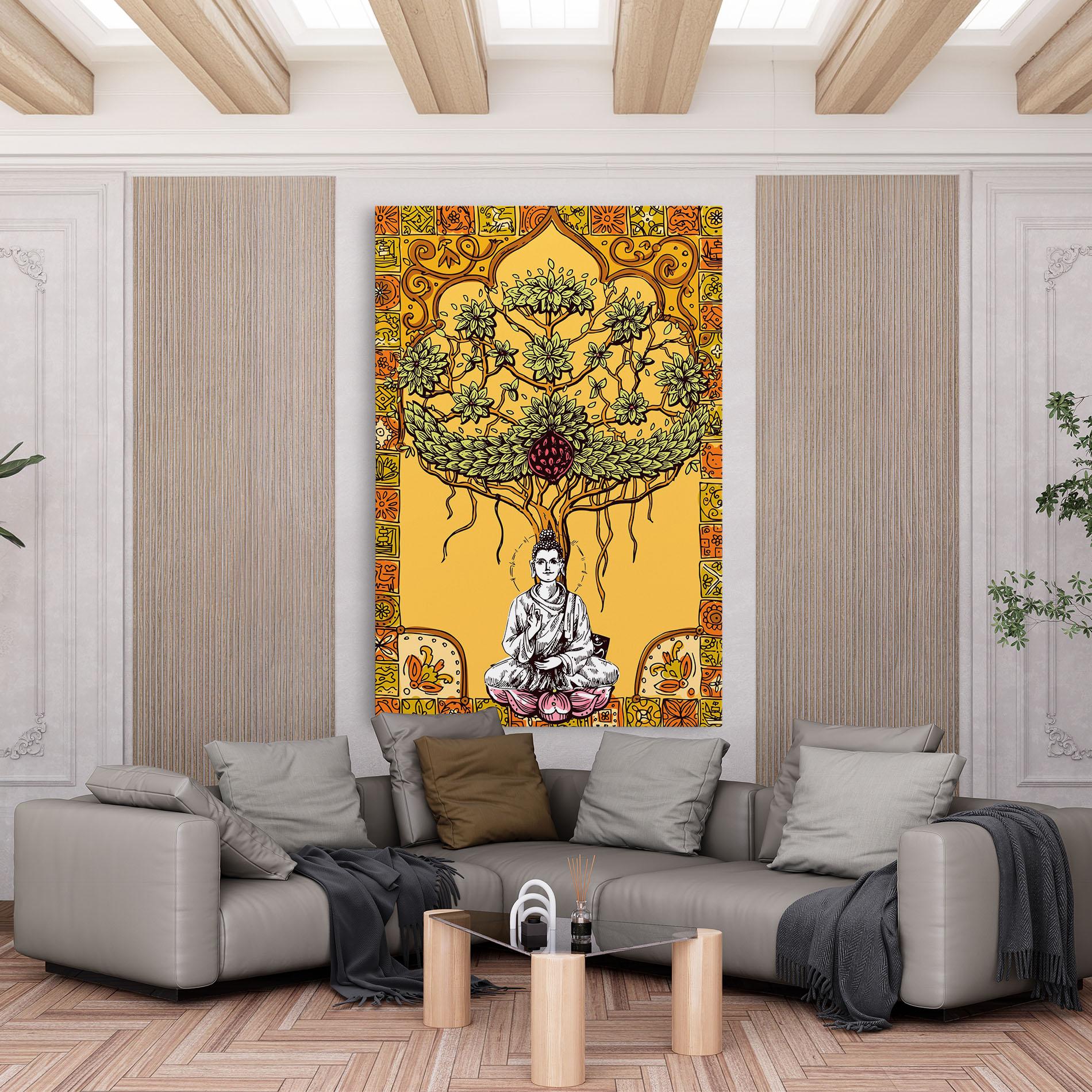 Leinwandbild Meditation Three mockup 6